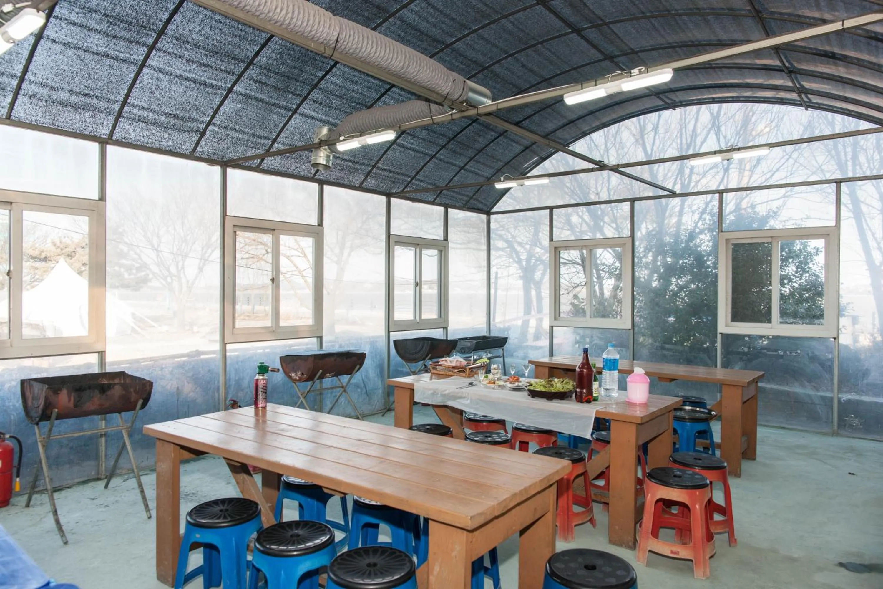 BBQ facilities in Sunrise Pension