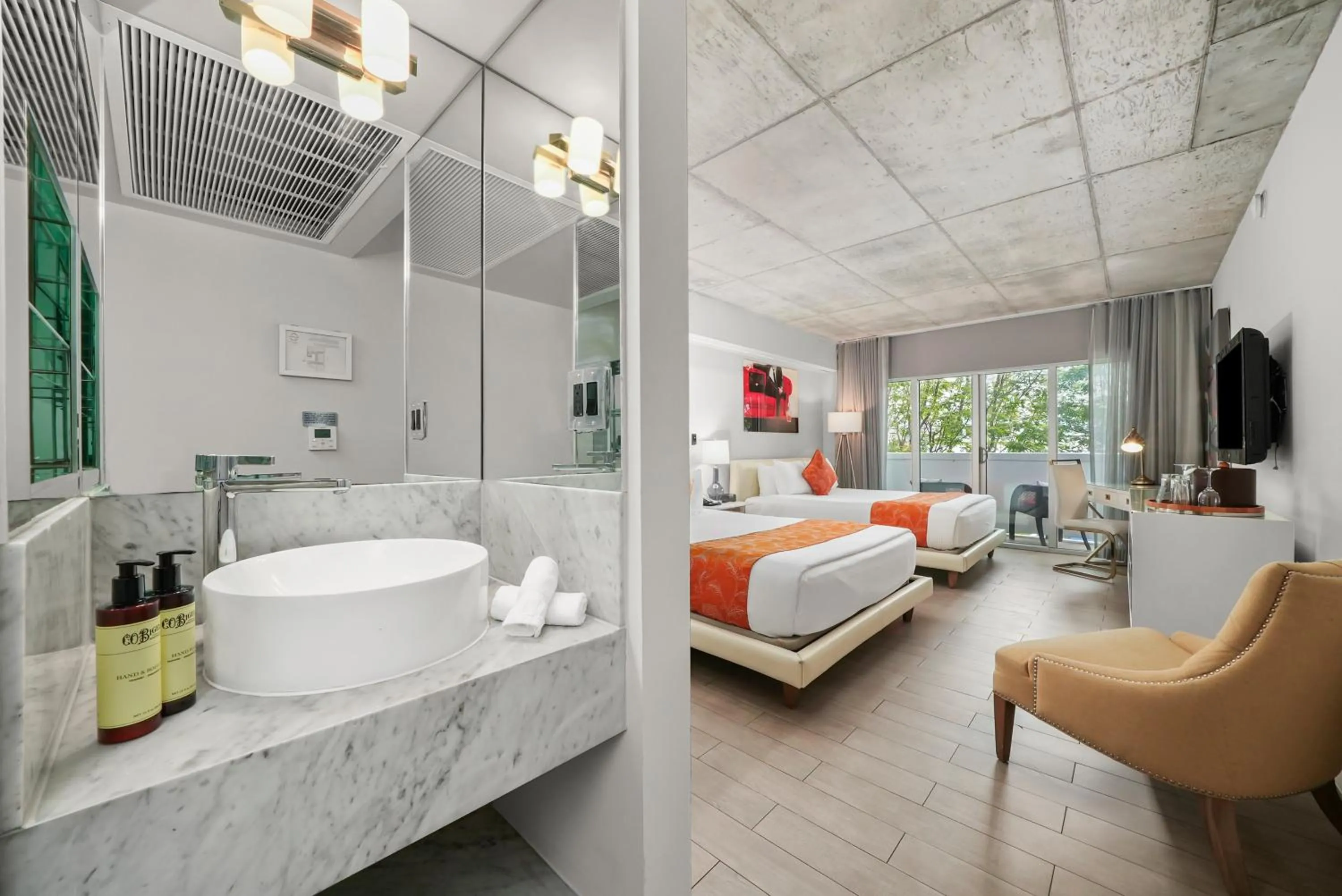 Bathroom in Riviera Suites