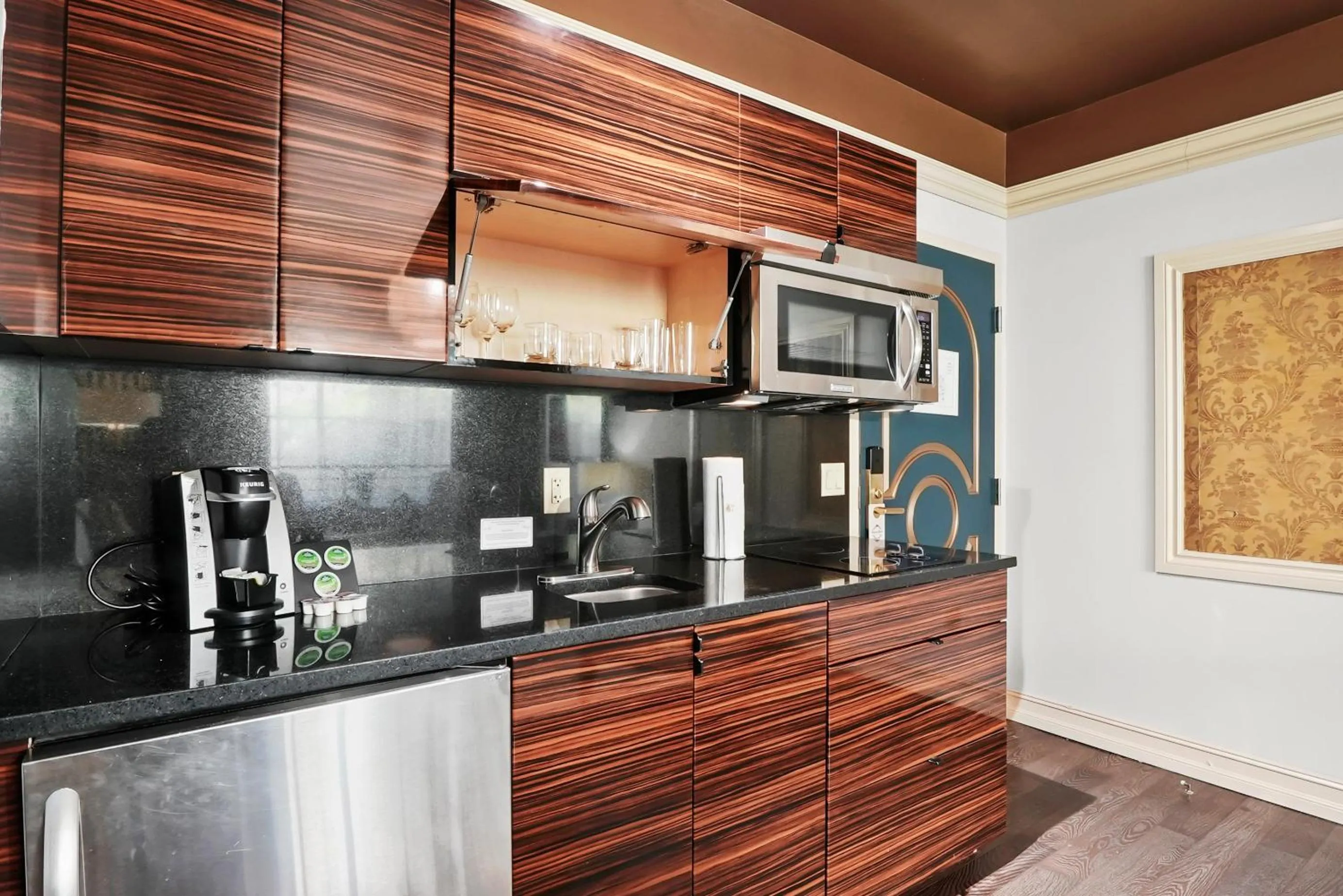 kitchen in Riviera Suites