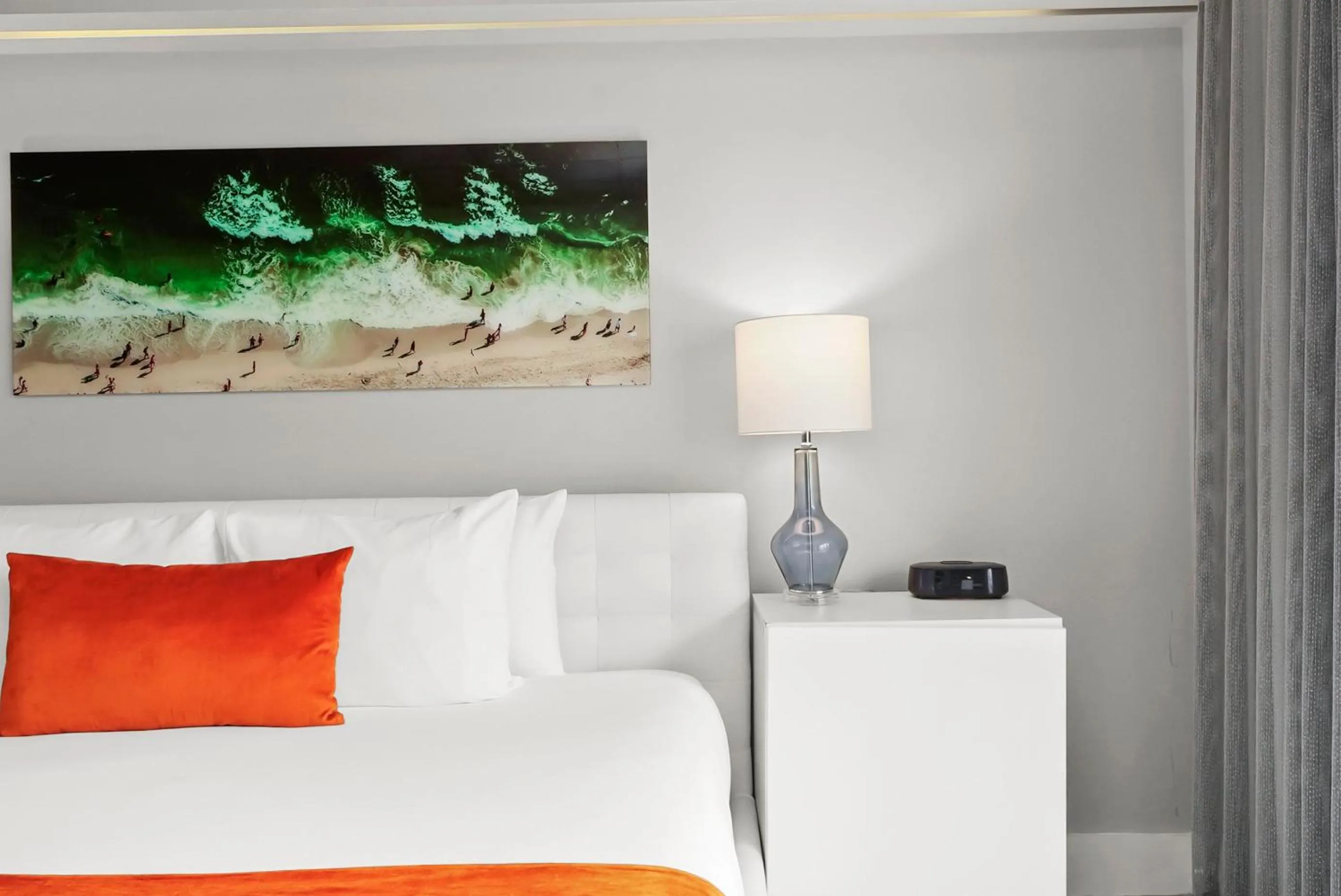 Bed in Riviera Suites