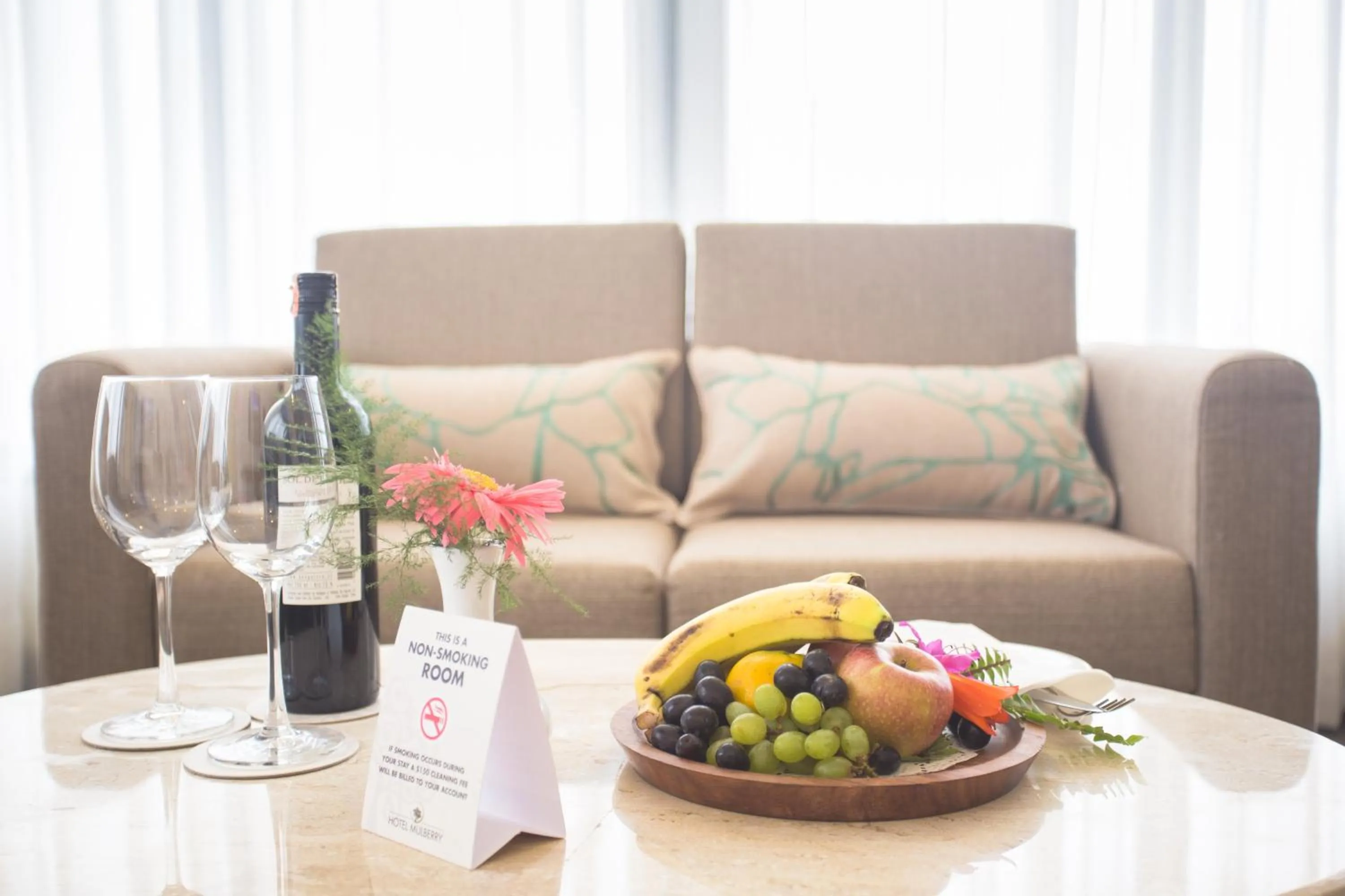 Food close-up in Hotel Mulberry