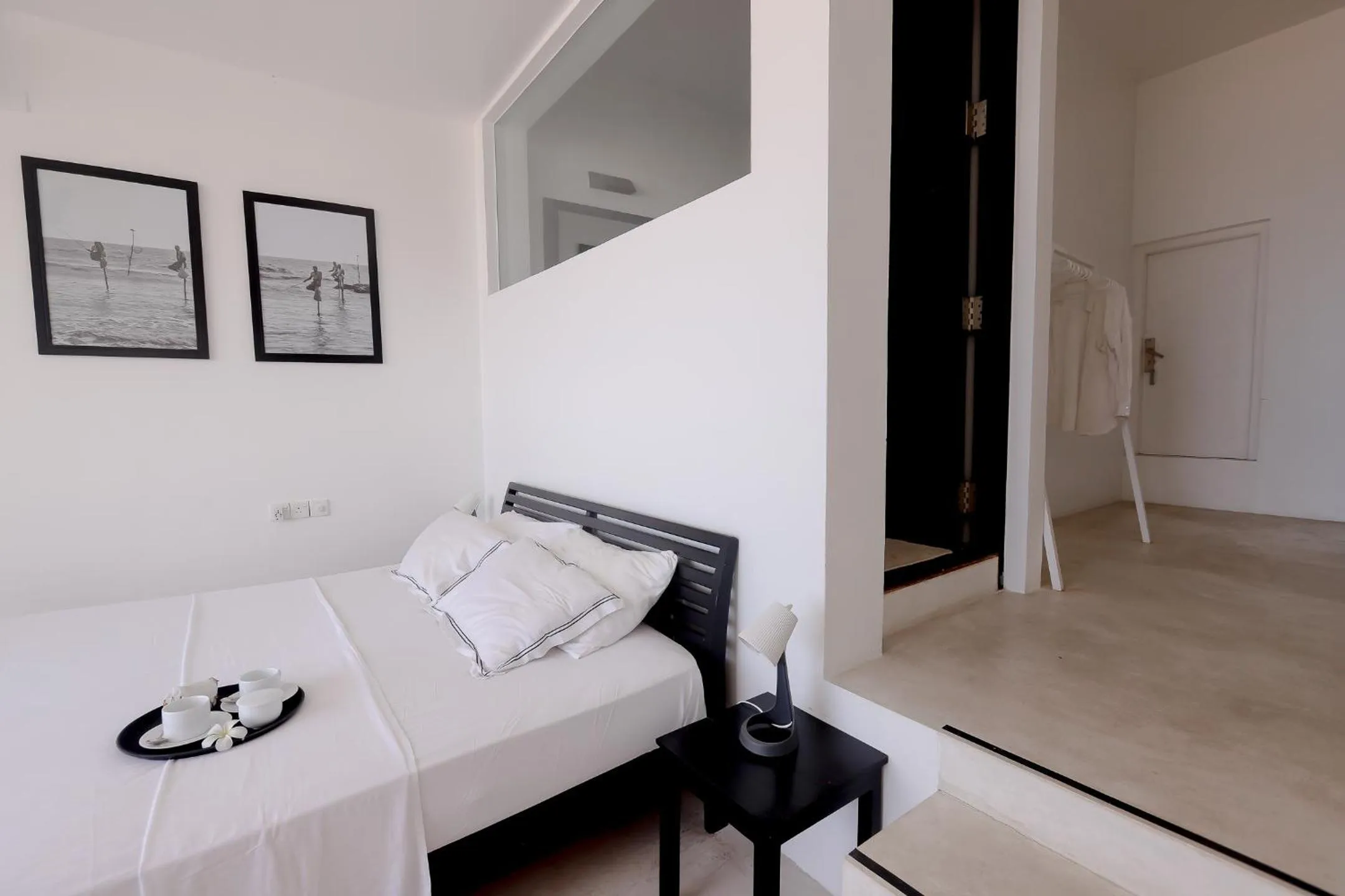 Bed in Bieshu Beach Hive