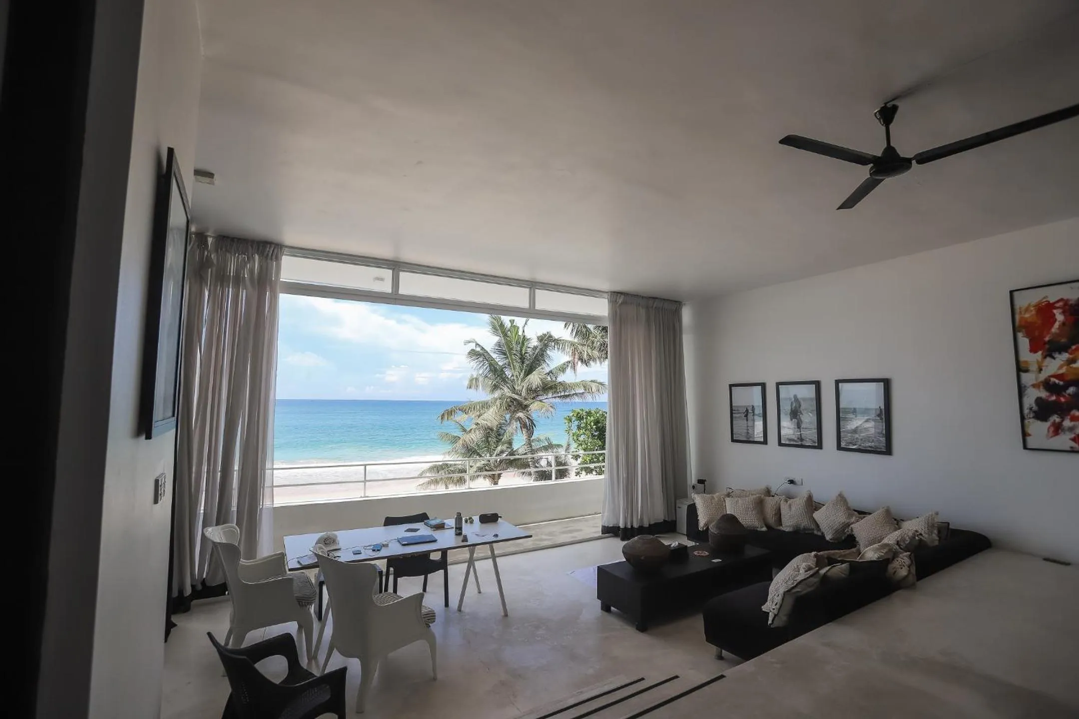 Seating area in Bieshu Beach Hive