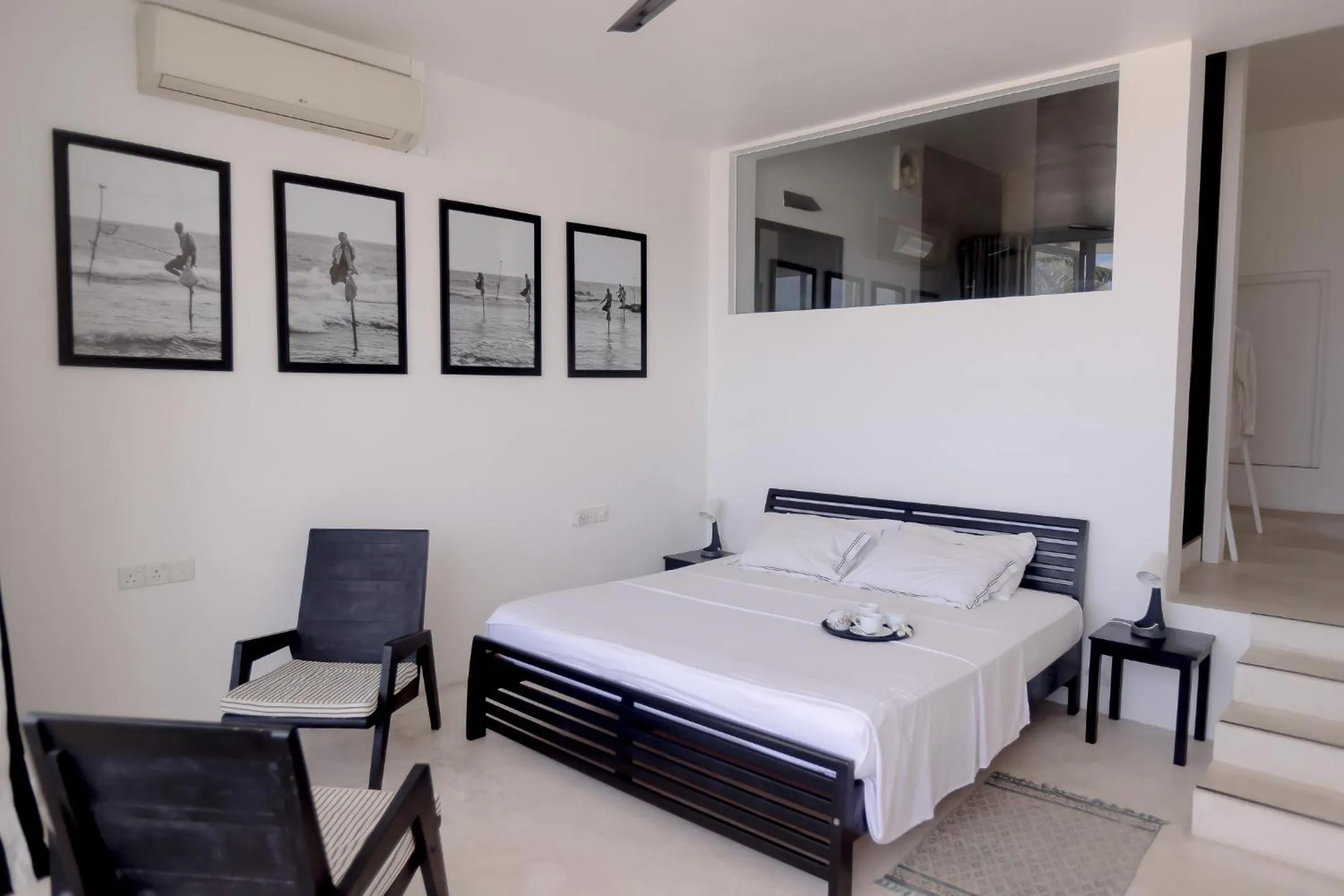 Bed in Bieshu Beach Hive