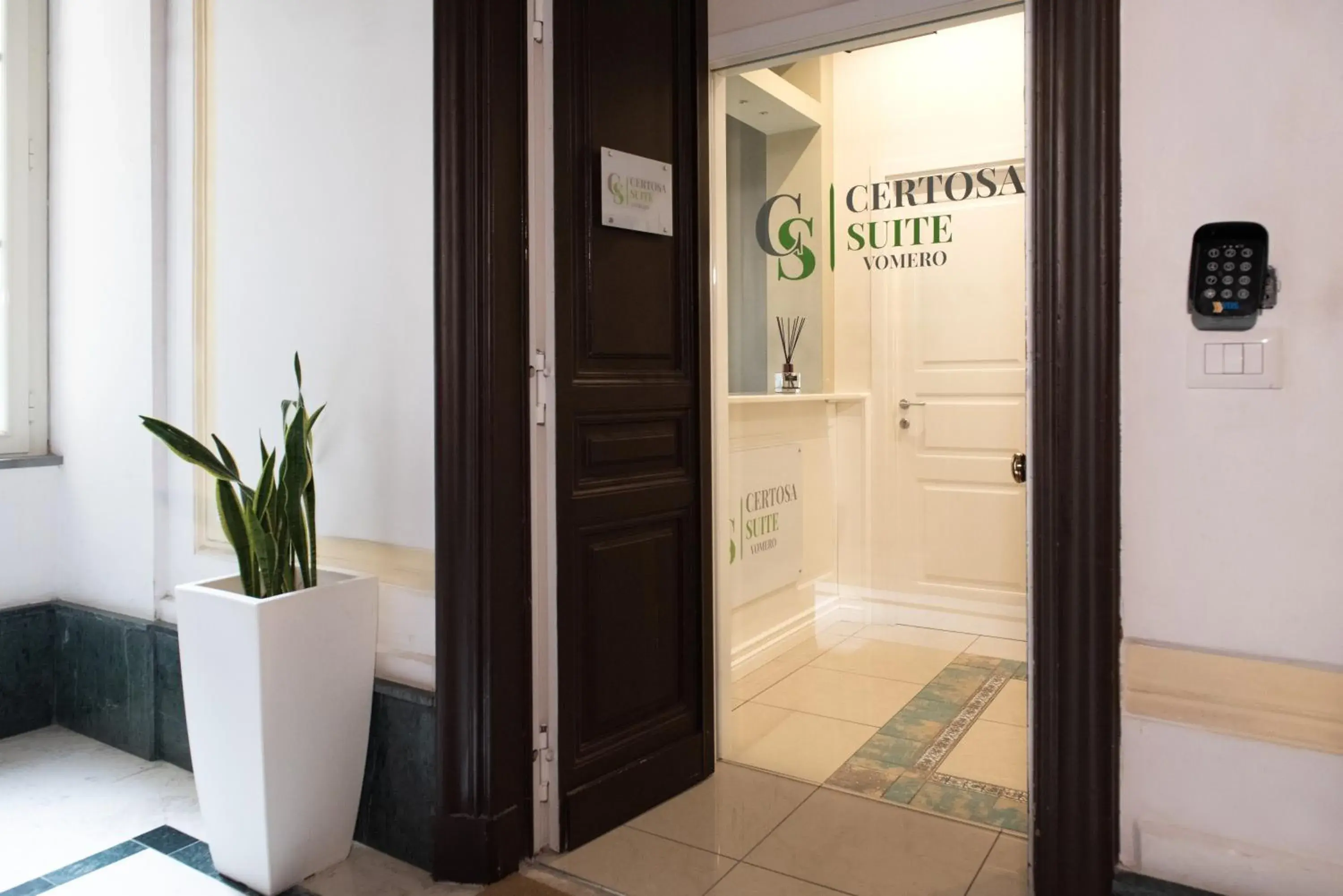 Lobby or reception in Certosa Suite Lobby or reception in Certosa Suite