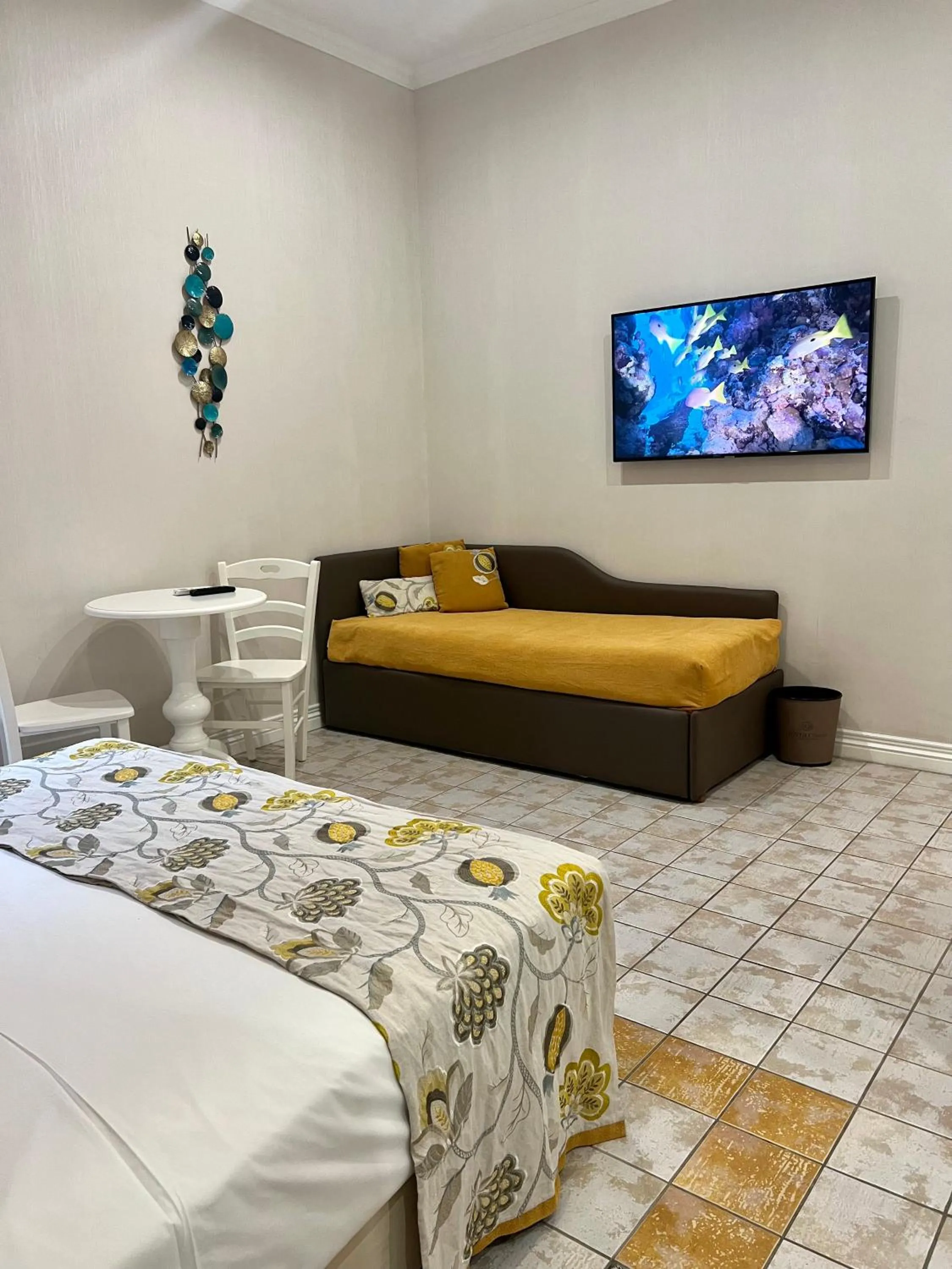 Bed in Certosa Suite