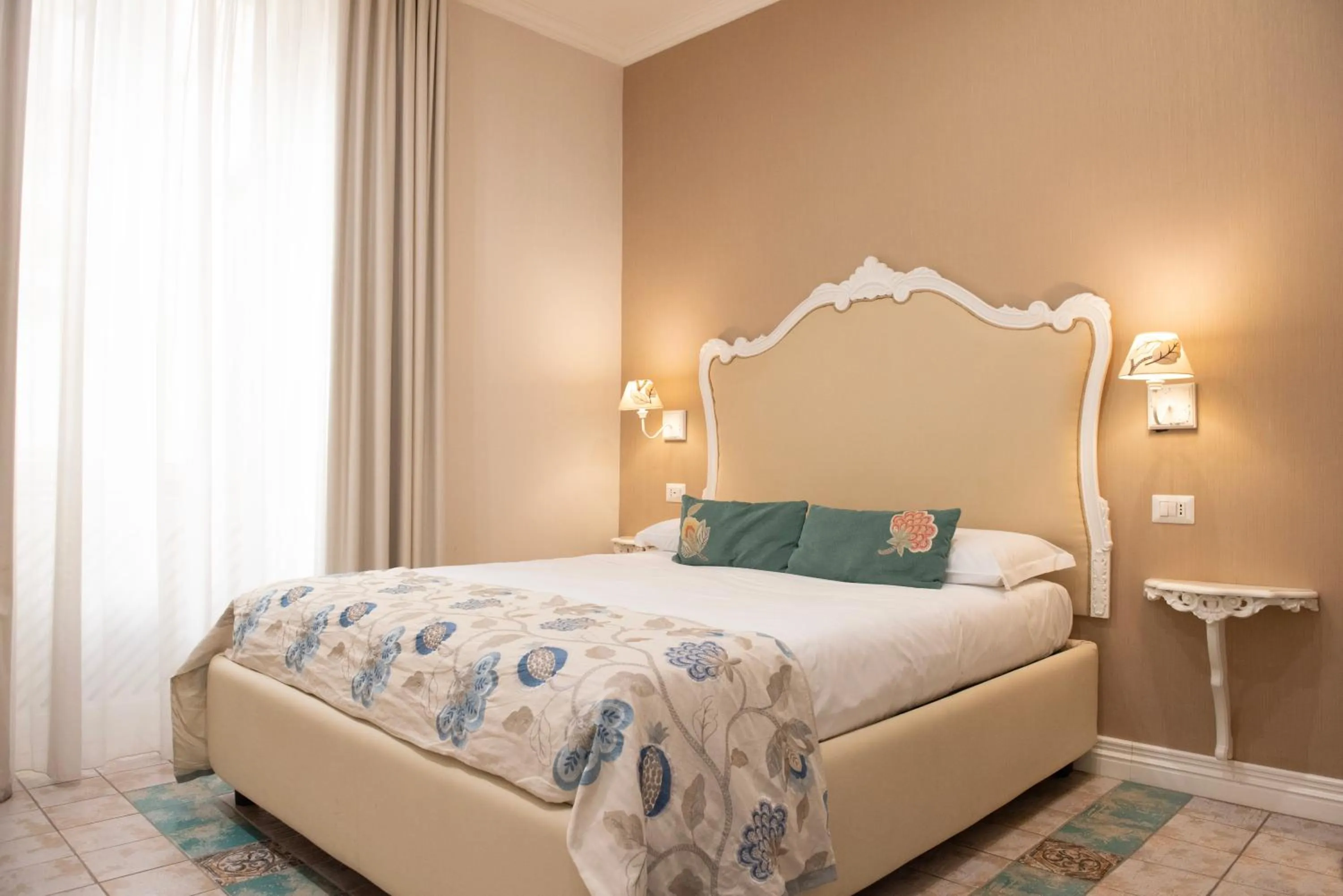 Bed in Certosa Suite