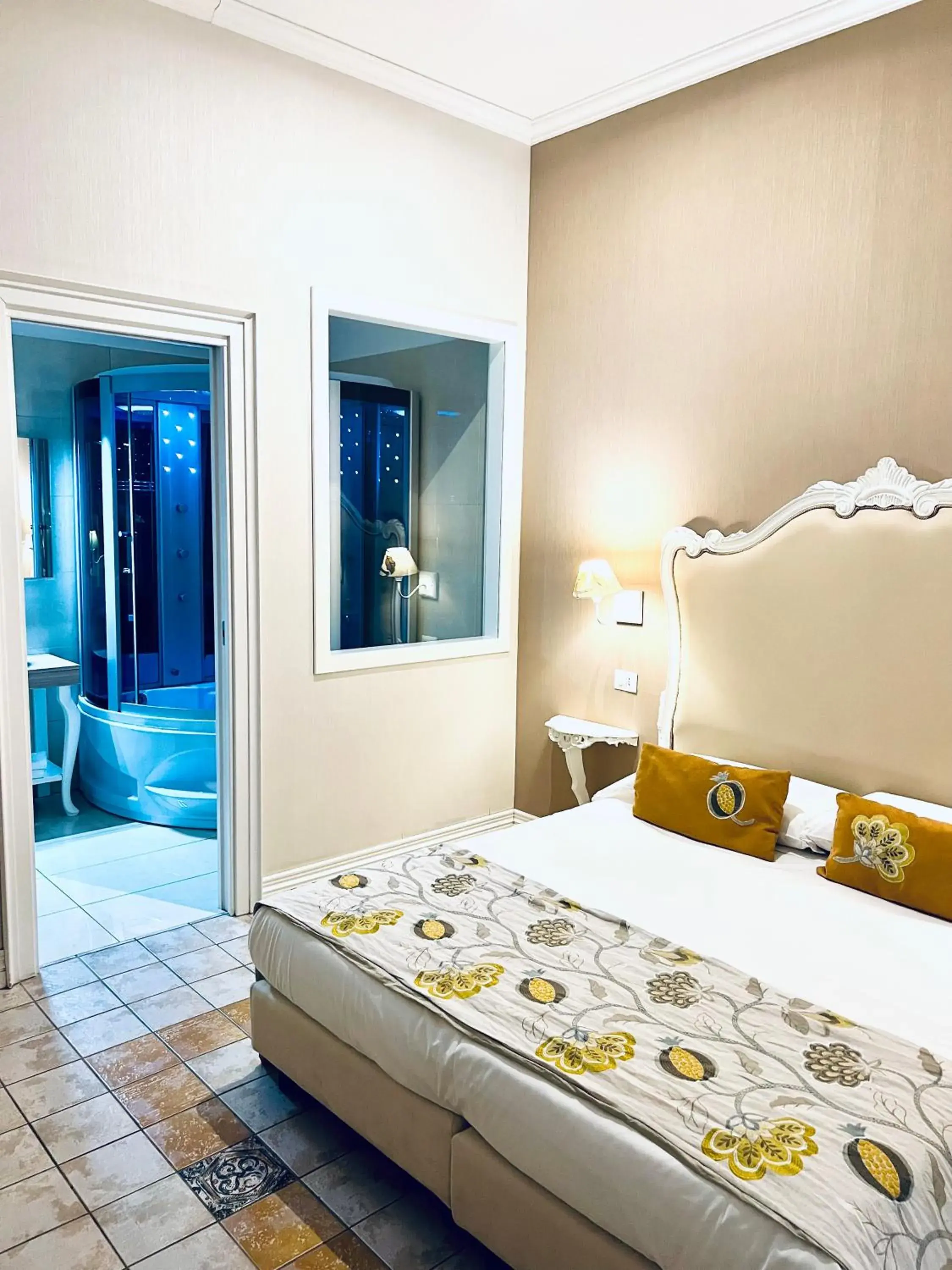 Bed in Certosa Suite Bed in Certosa Suite