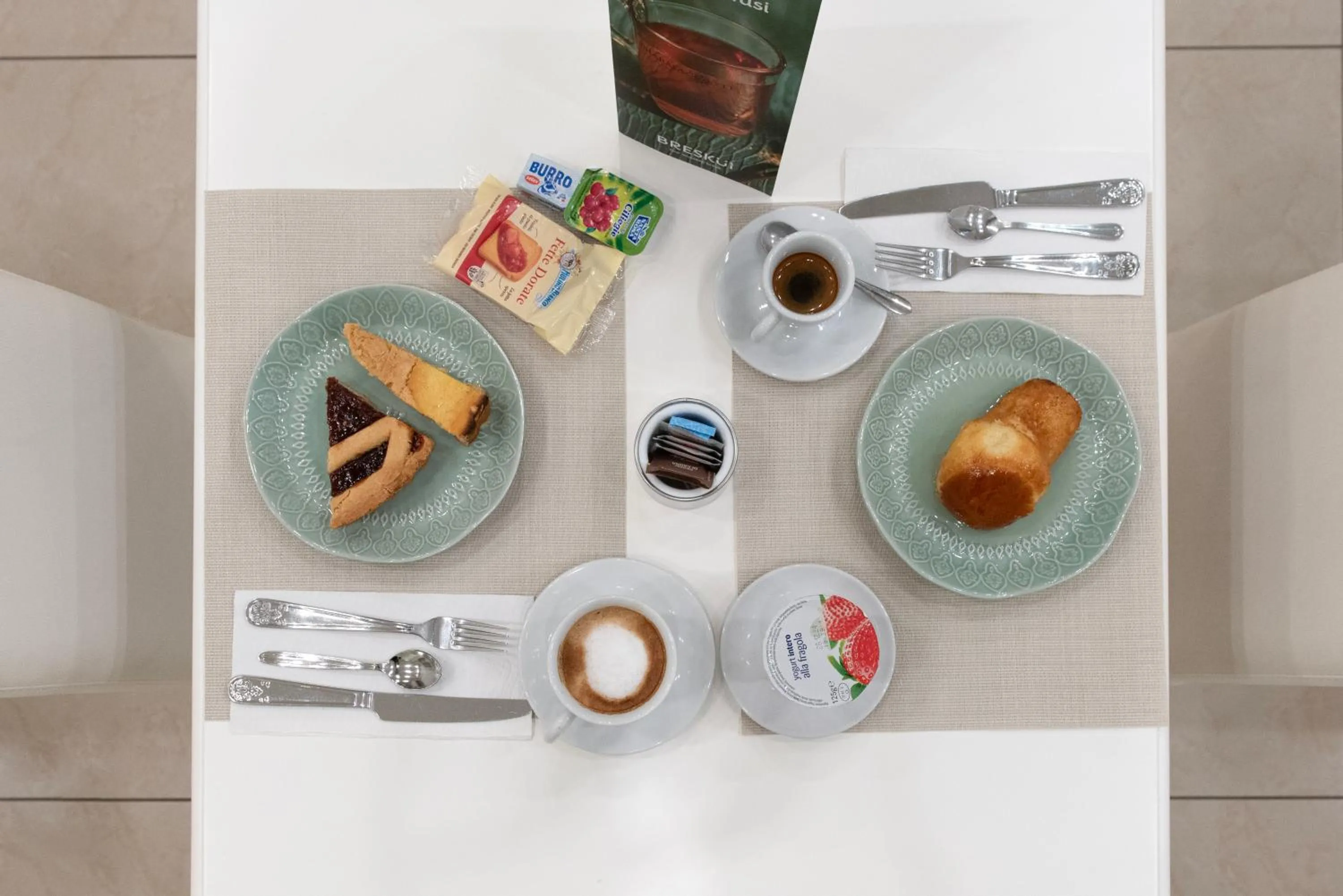 Food and drinks in Certosa Suite