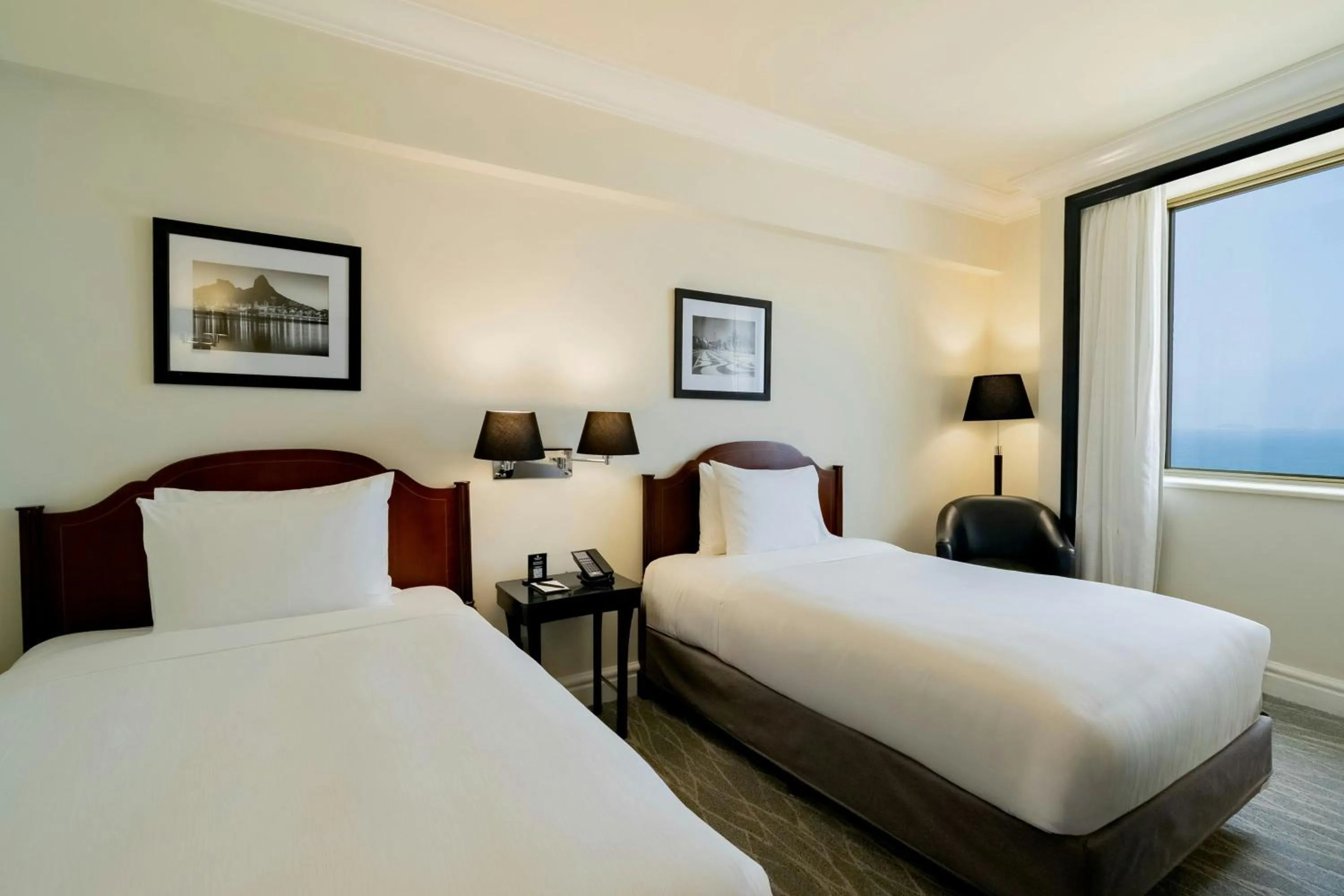 Photo of the whole room, Bed in JW Marriott Rio de Janeiro