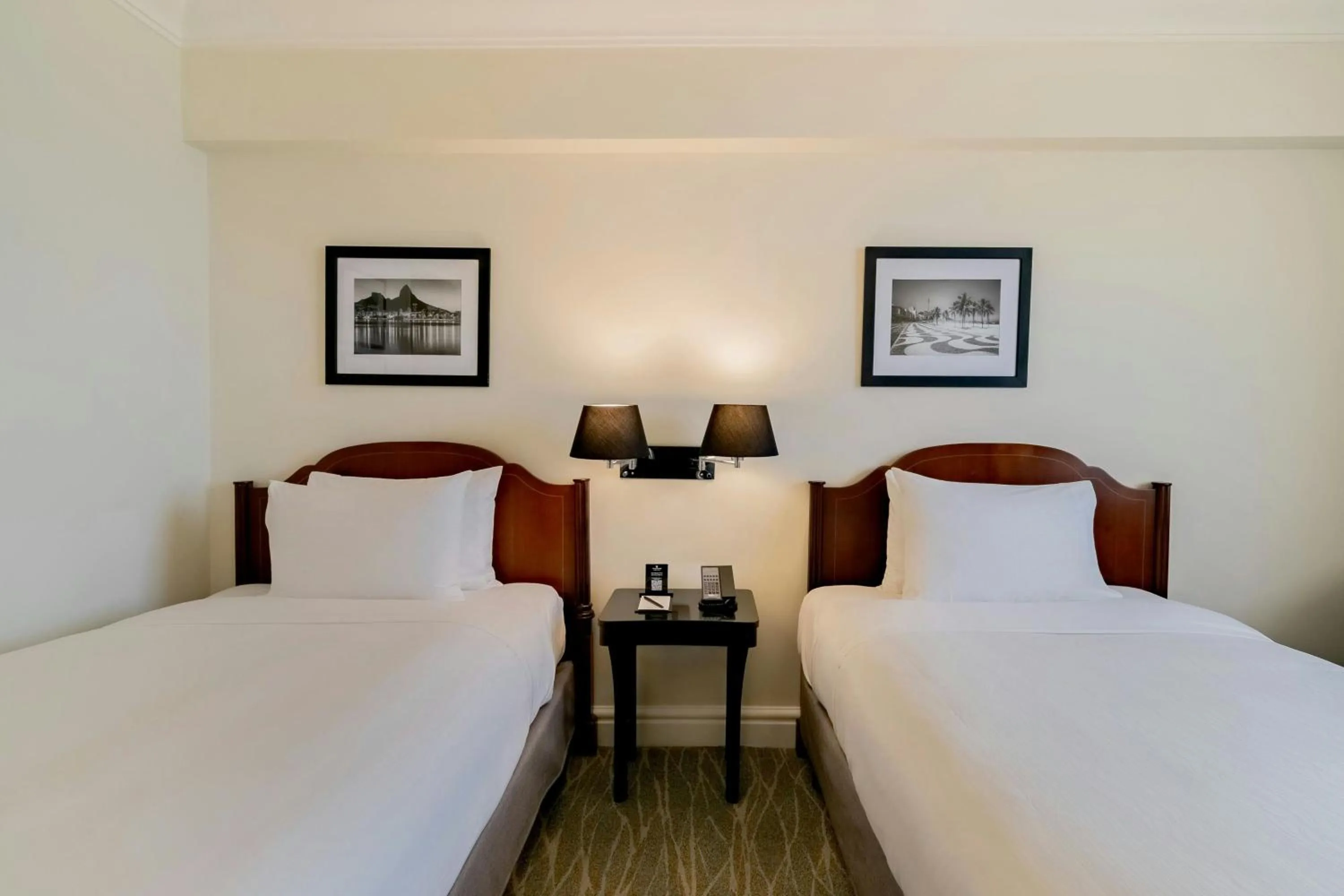 Photo of the whole room, Bed in JW Marriott Rio de Janeiro