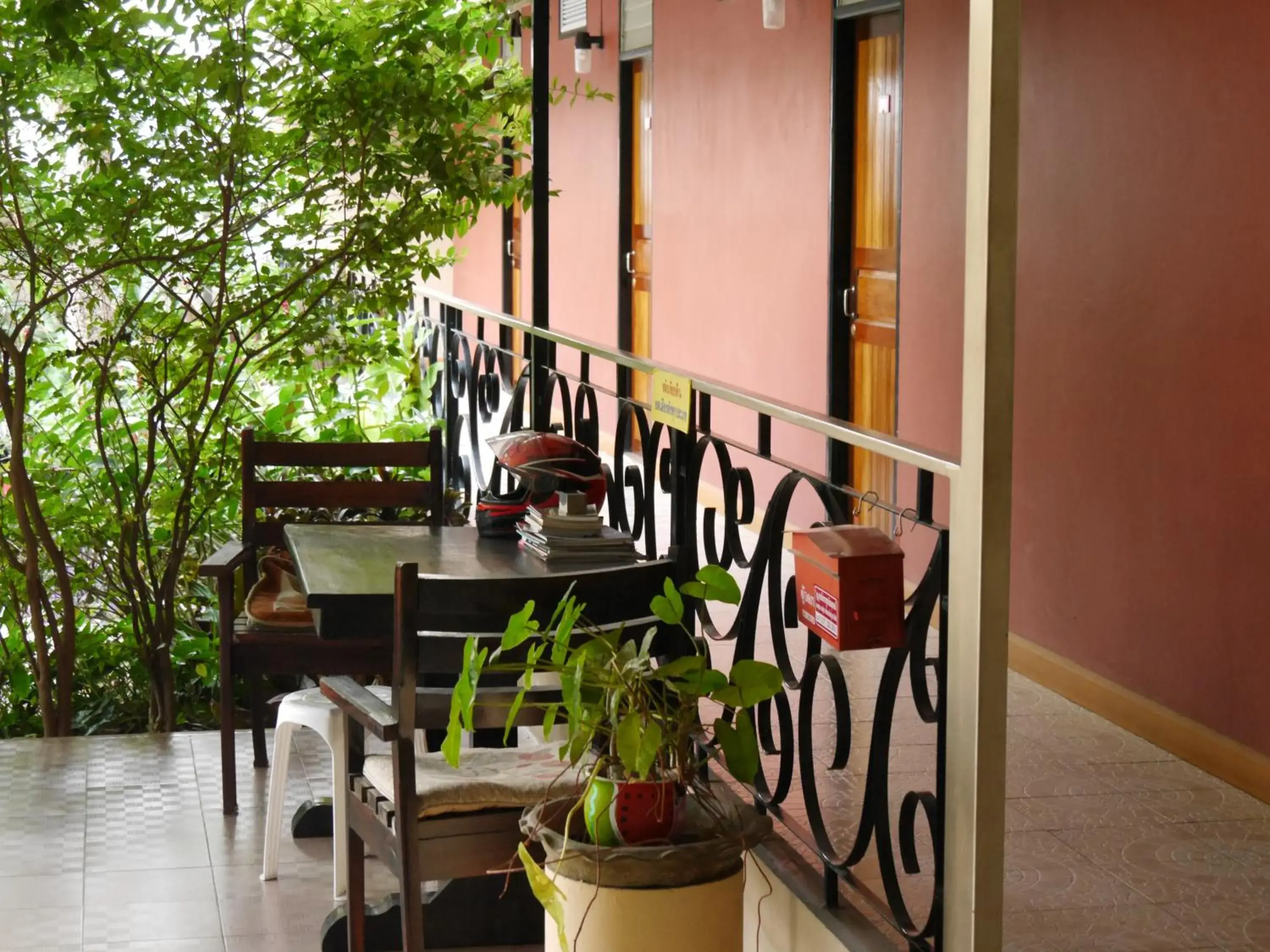 Balcony/Terrace in Pakdee House Balcony/Terrace in Pakdee House