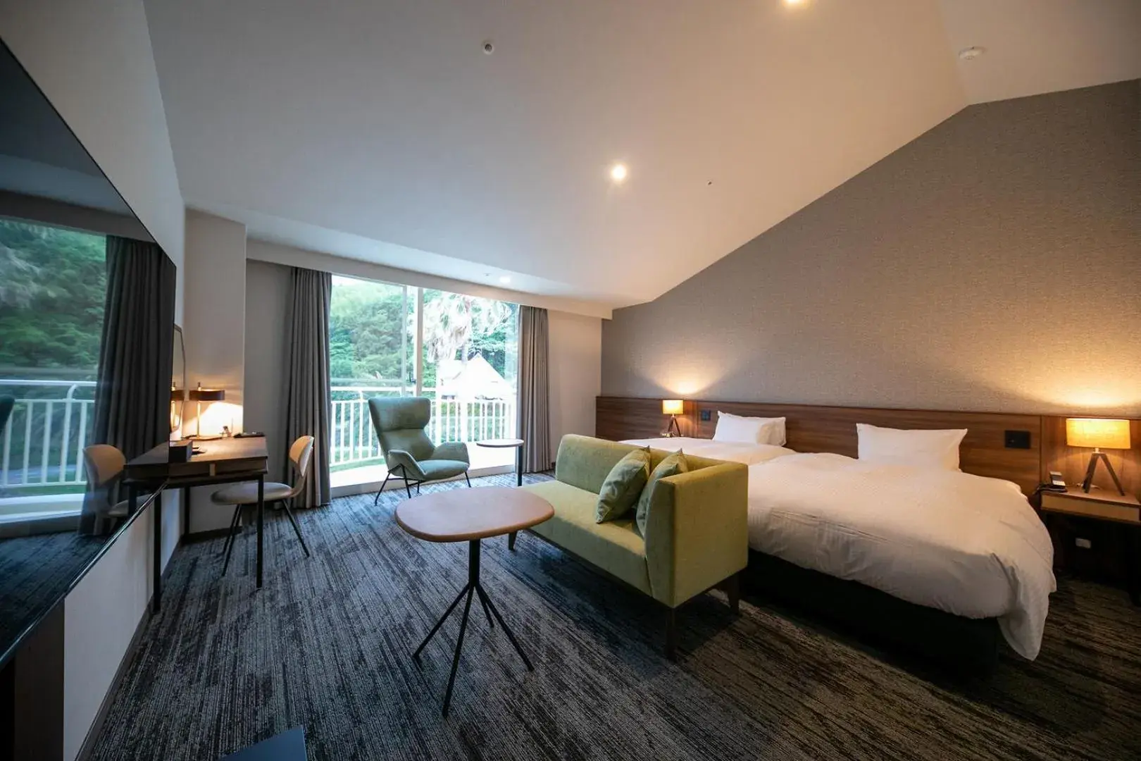 Twin Room with Mountain View - single occupancy in MARISSA RESORT sazanseto suo-oshima Twin Room with Mountain View - single occupancy in MARISSA RESORT sazanseto suo-oshima
