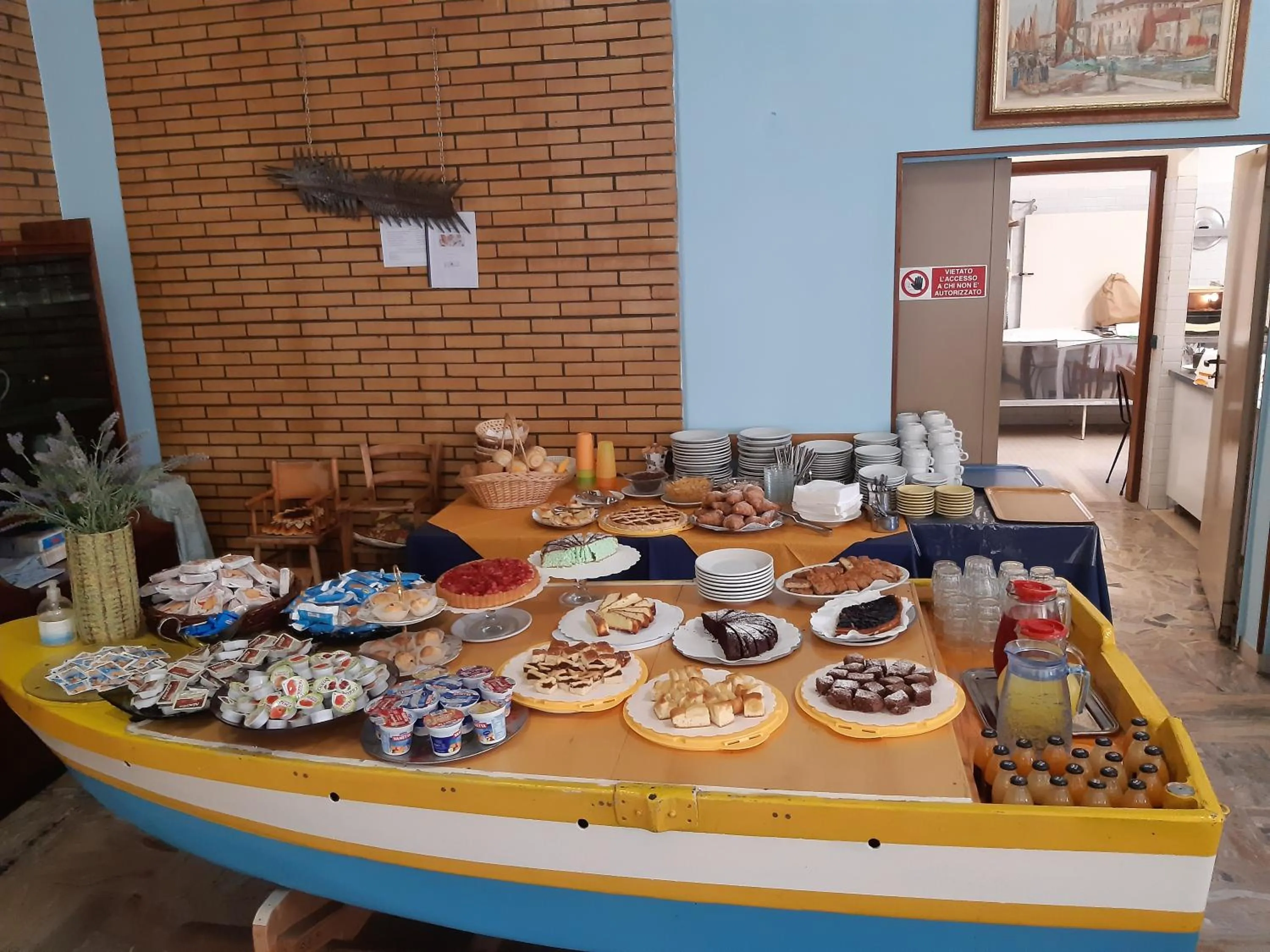 Buffet breakfast in Hotel Bellevue