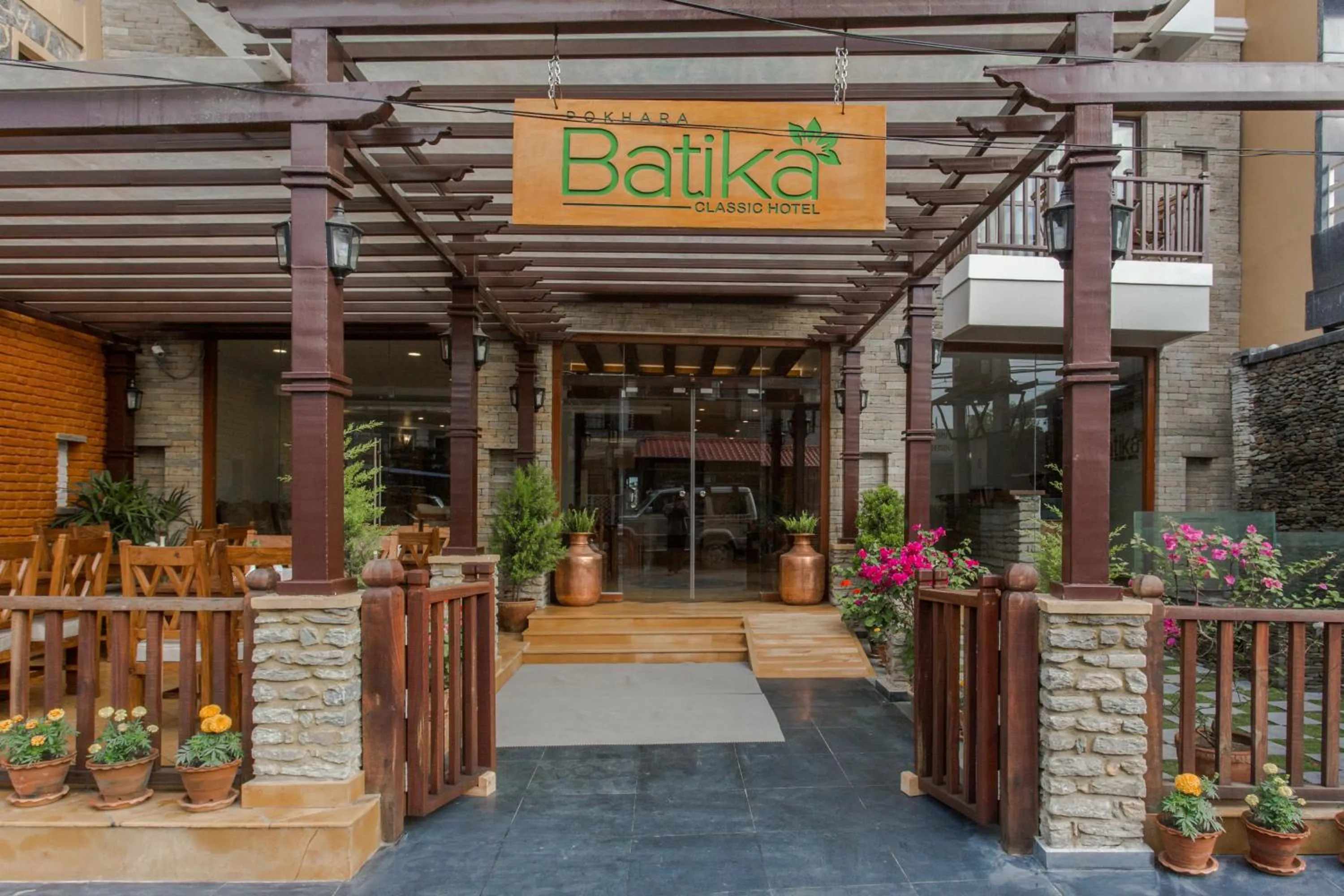 Property logo or sign in Pokhara Batika