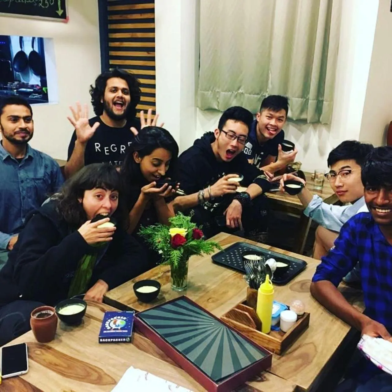 Staff in Blue Beds Hostel