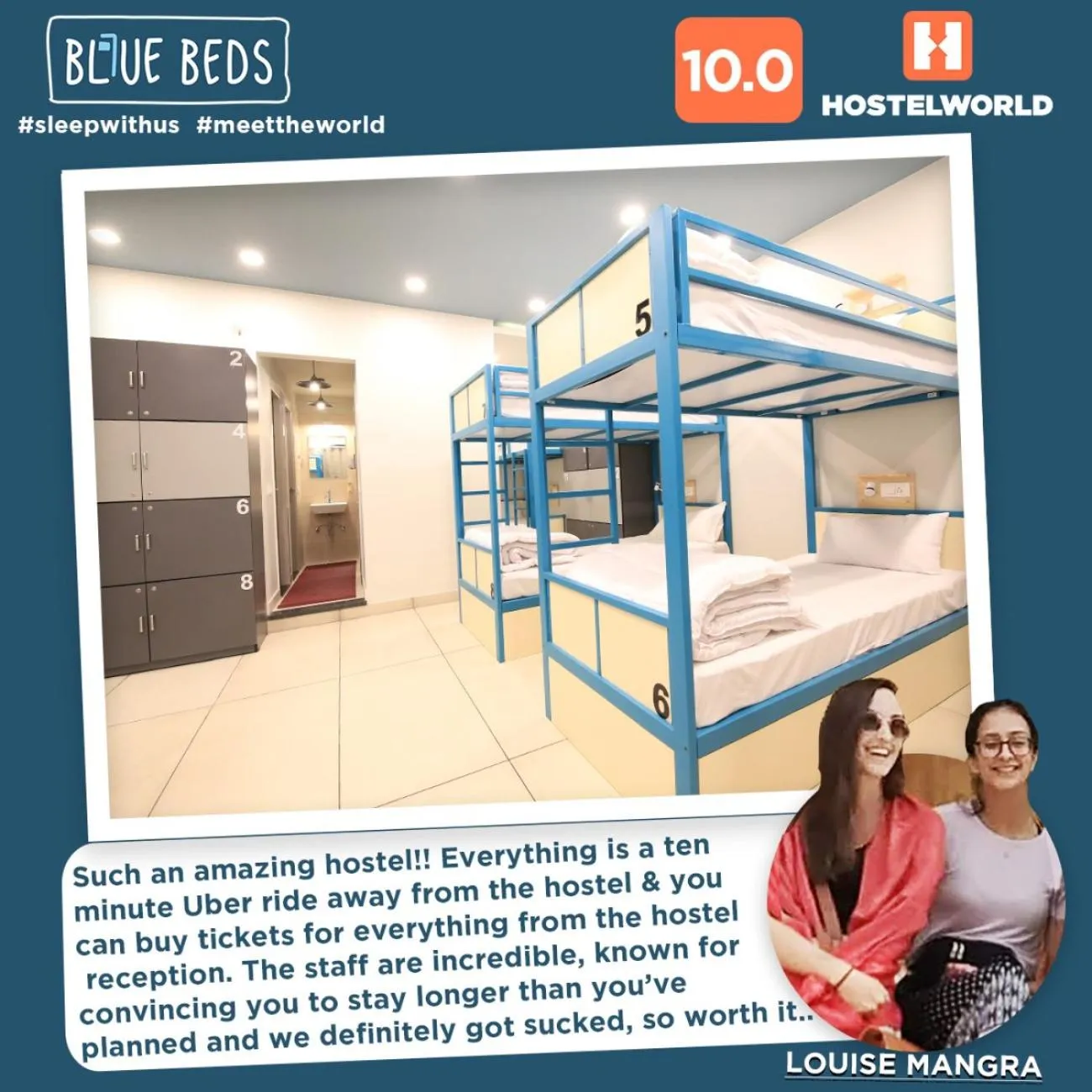 Bedroom, Bed in Blue Beds Hostel