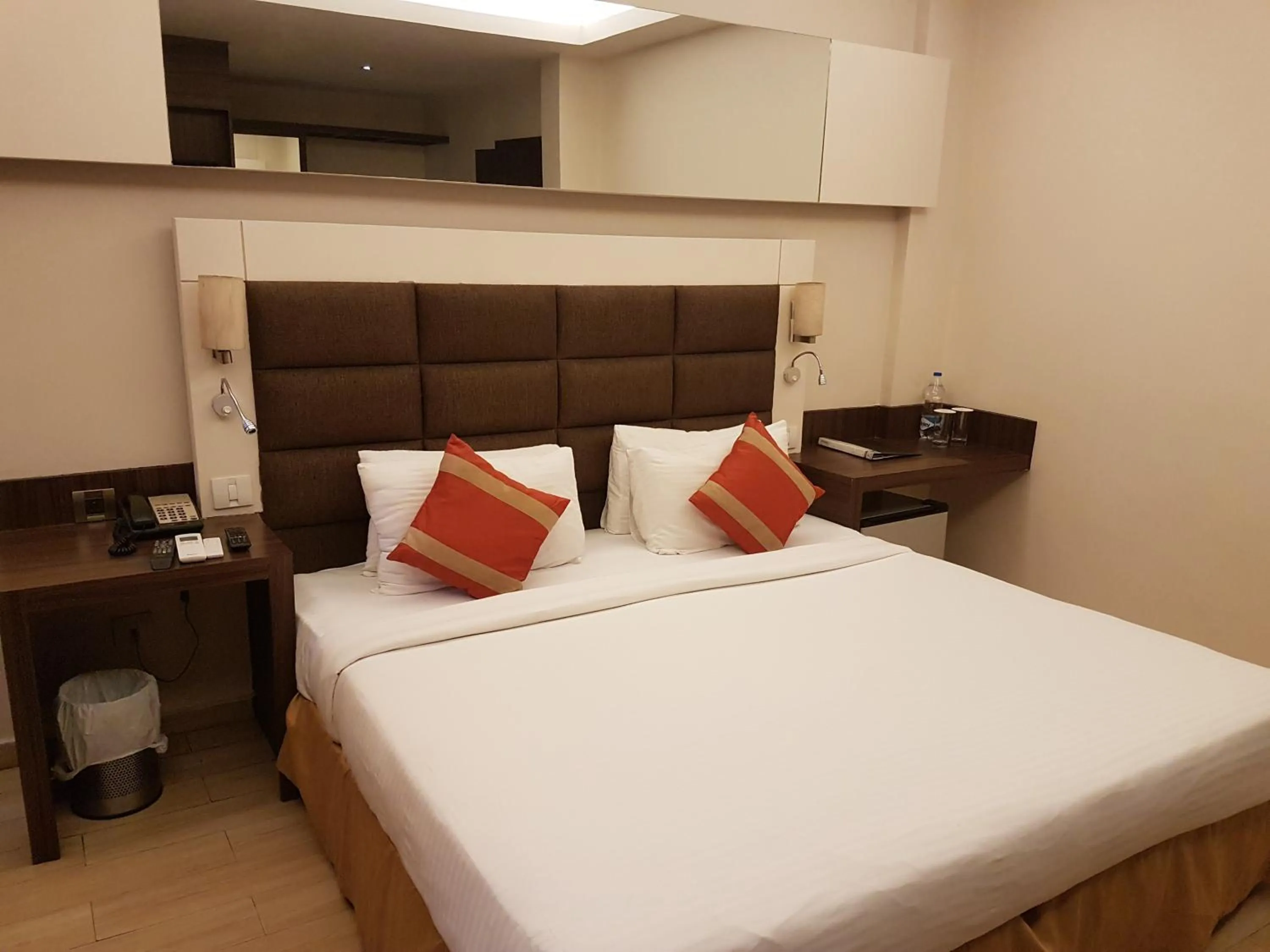 Bed in Hotel Arif Castles