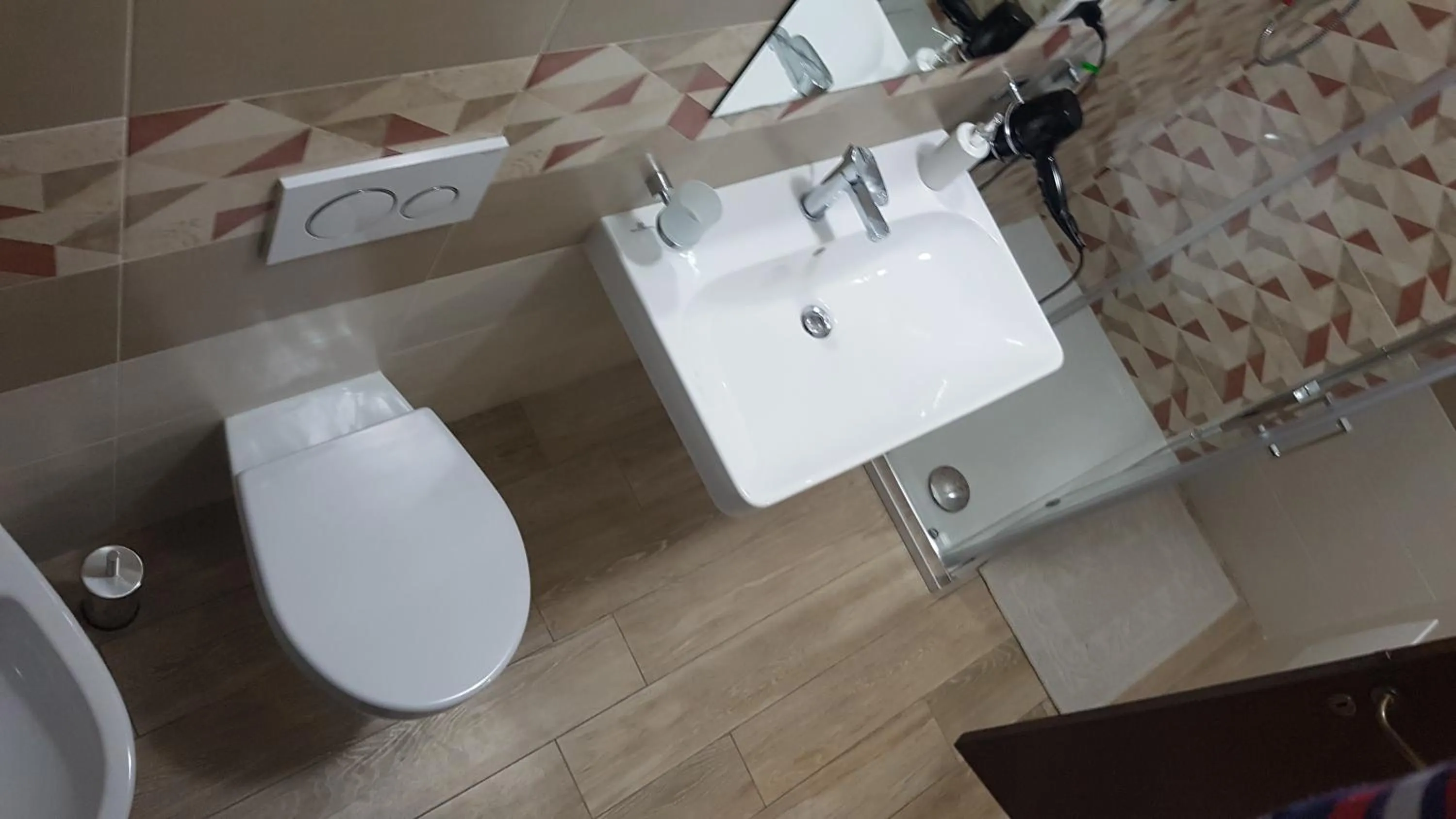 Shower in B&B Villa Eleonora Tropea