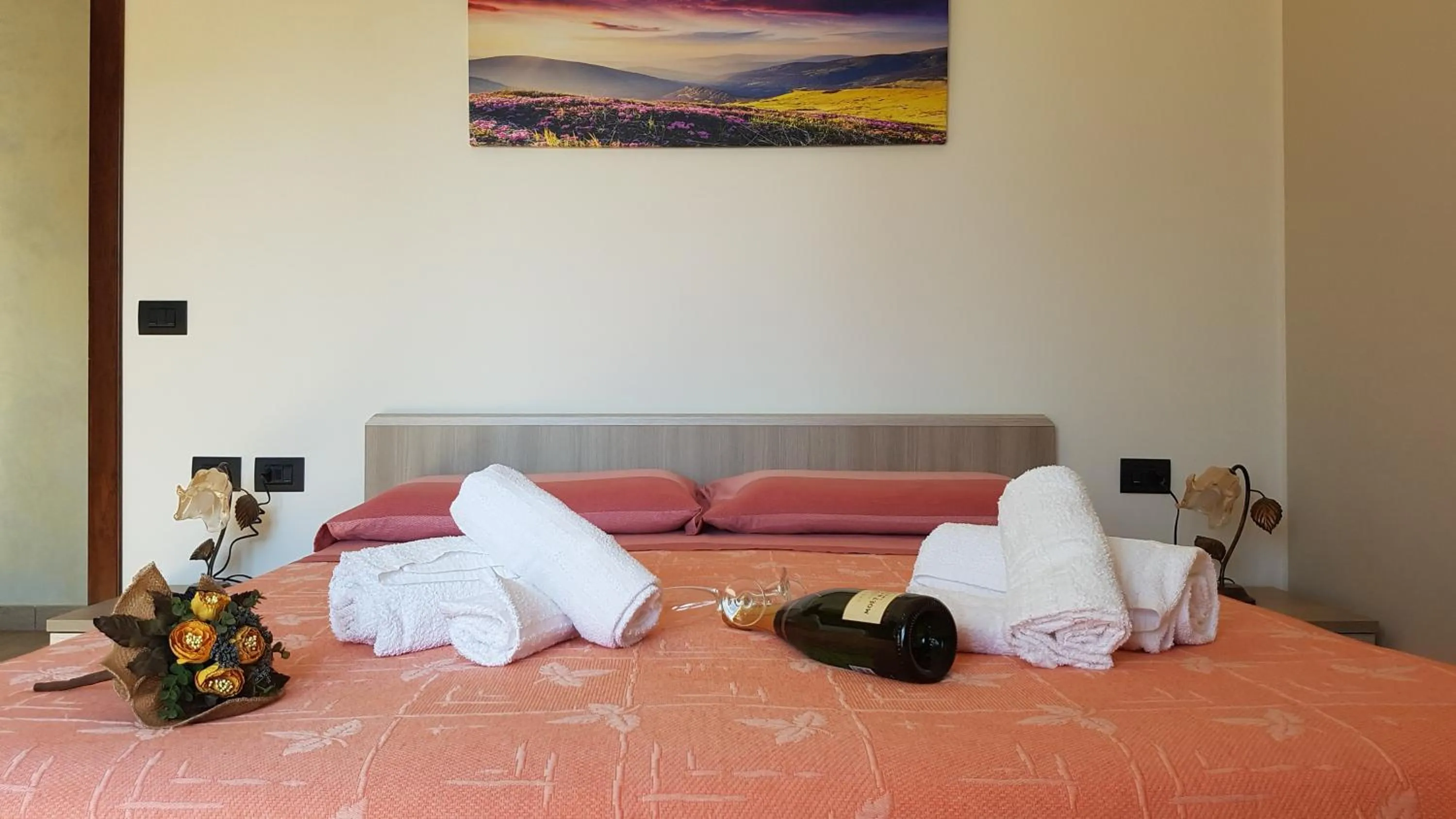 Bedroom, Bed in B&B Villa Eleonora Tropea