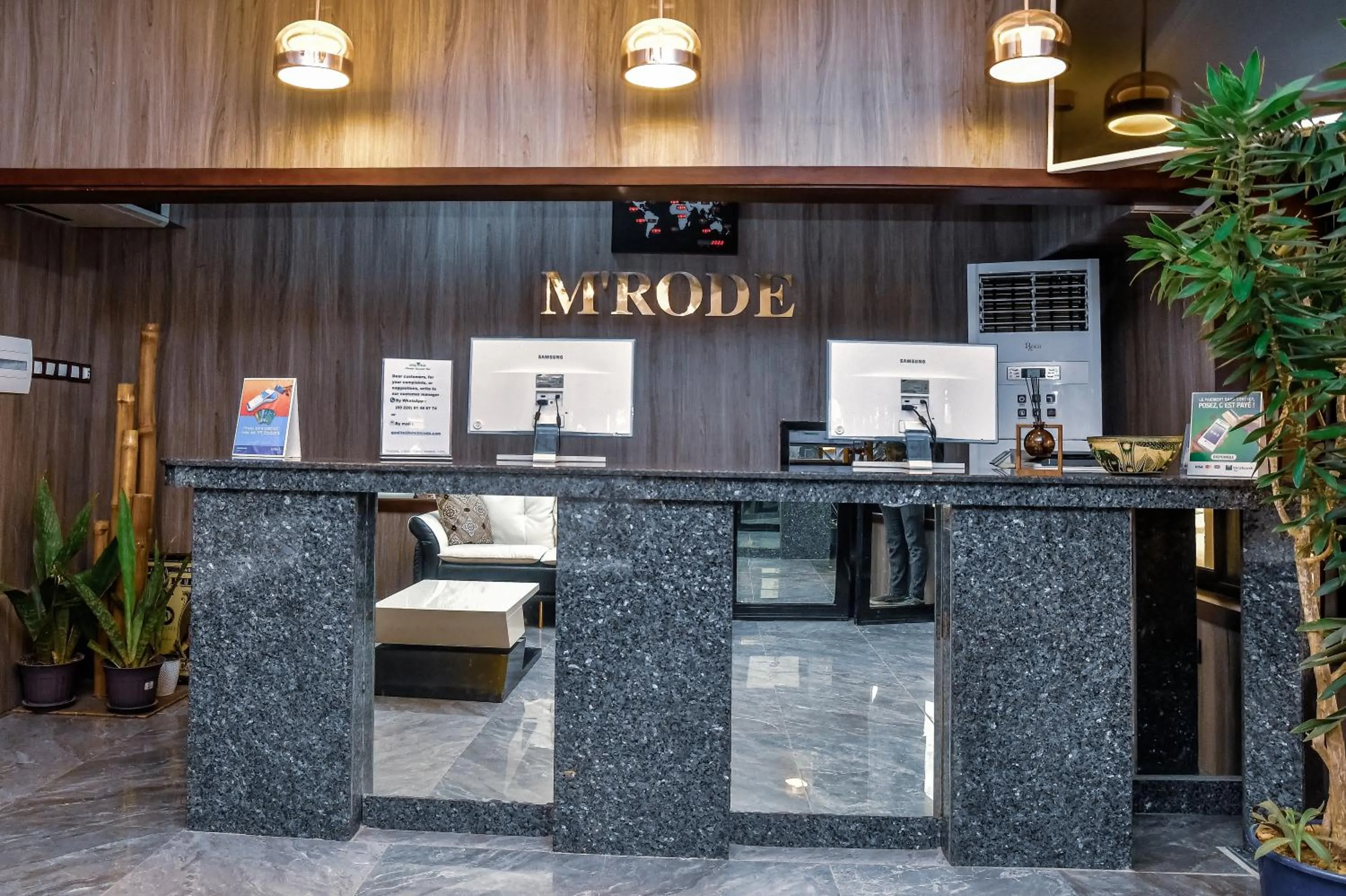 Lobby or reception in Hotel M'Rode