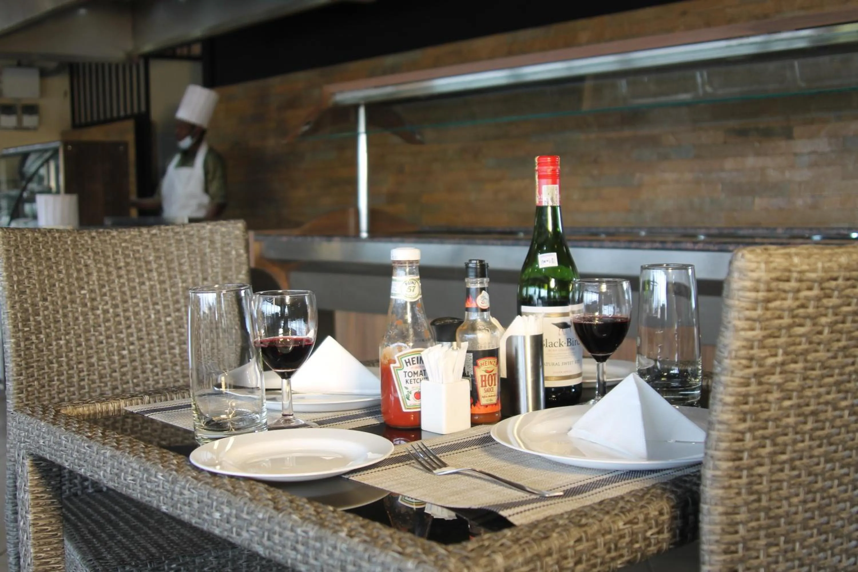 Drinks in Airport Landing Hotel