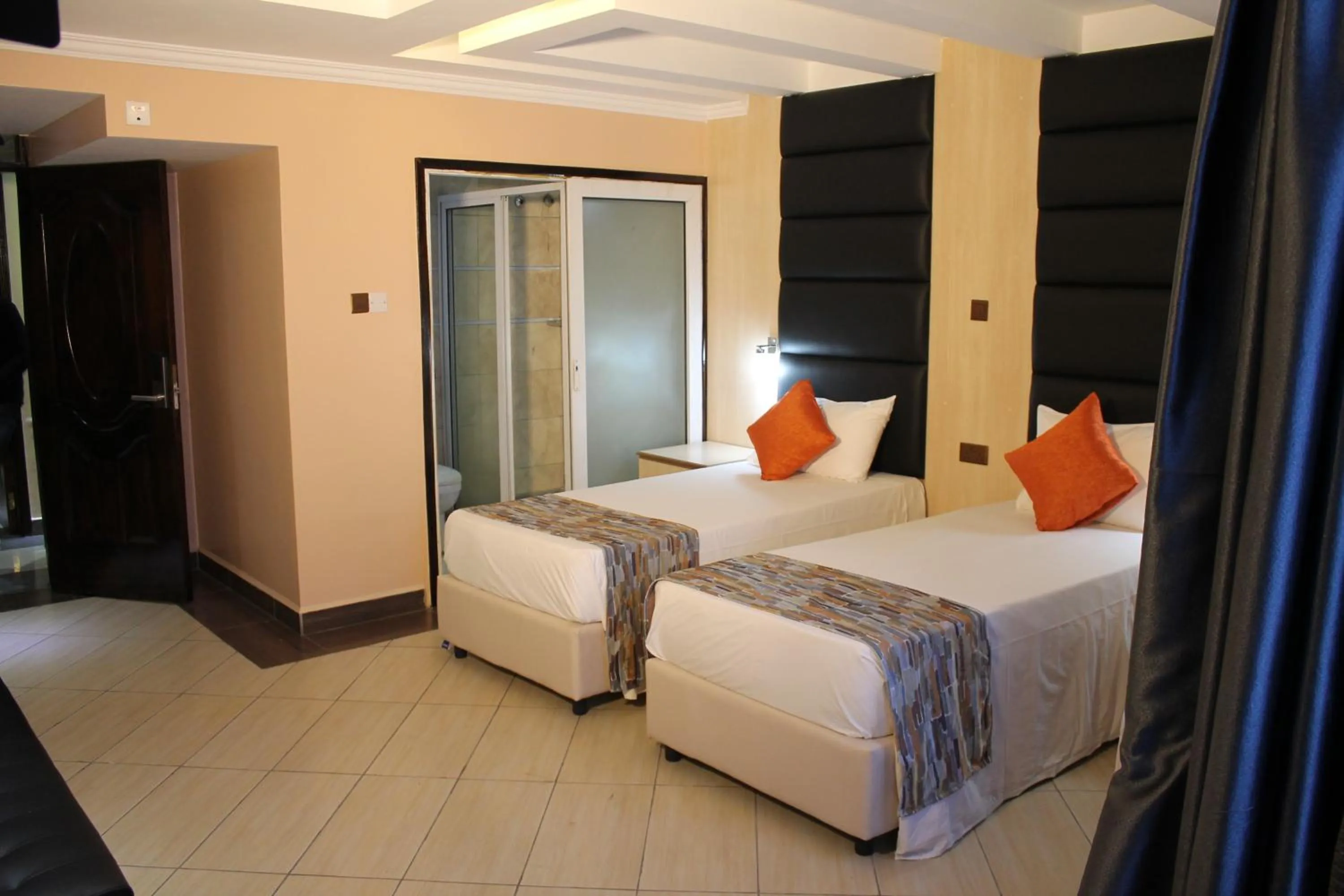 Bed in Airport Landing Hotel