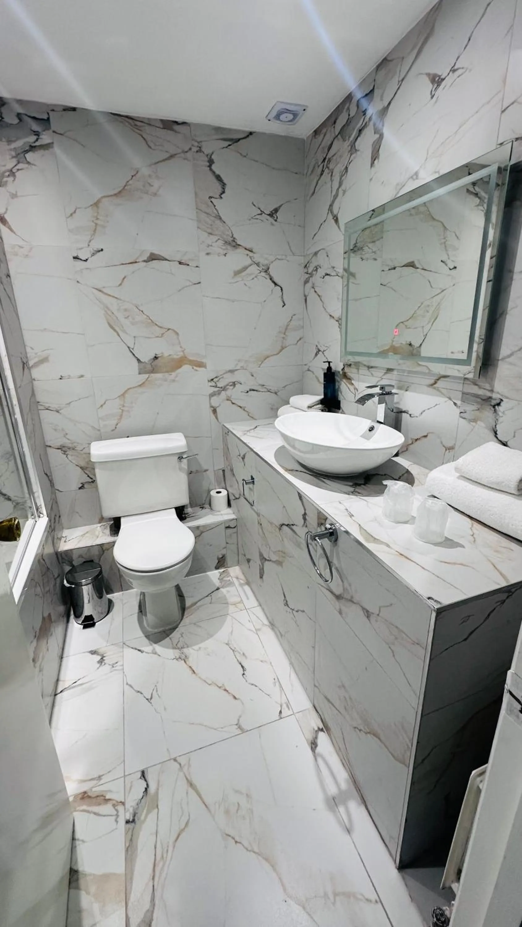 Toilet in Dolphin Hotel St Ives