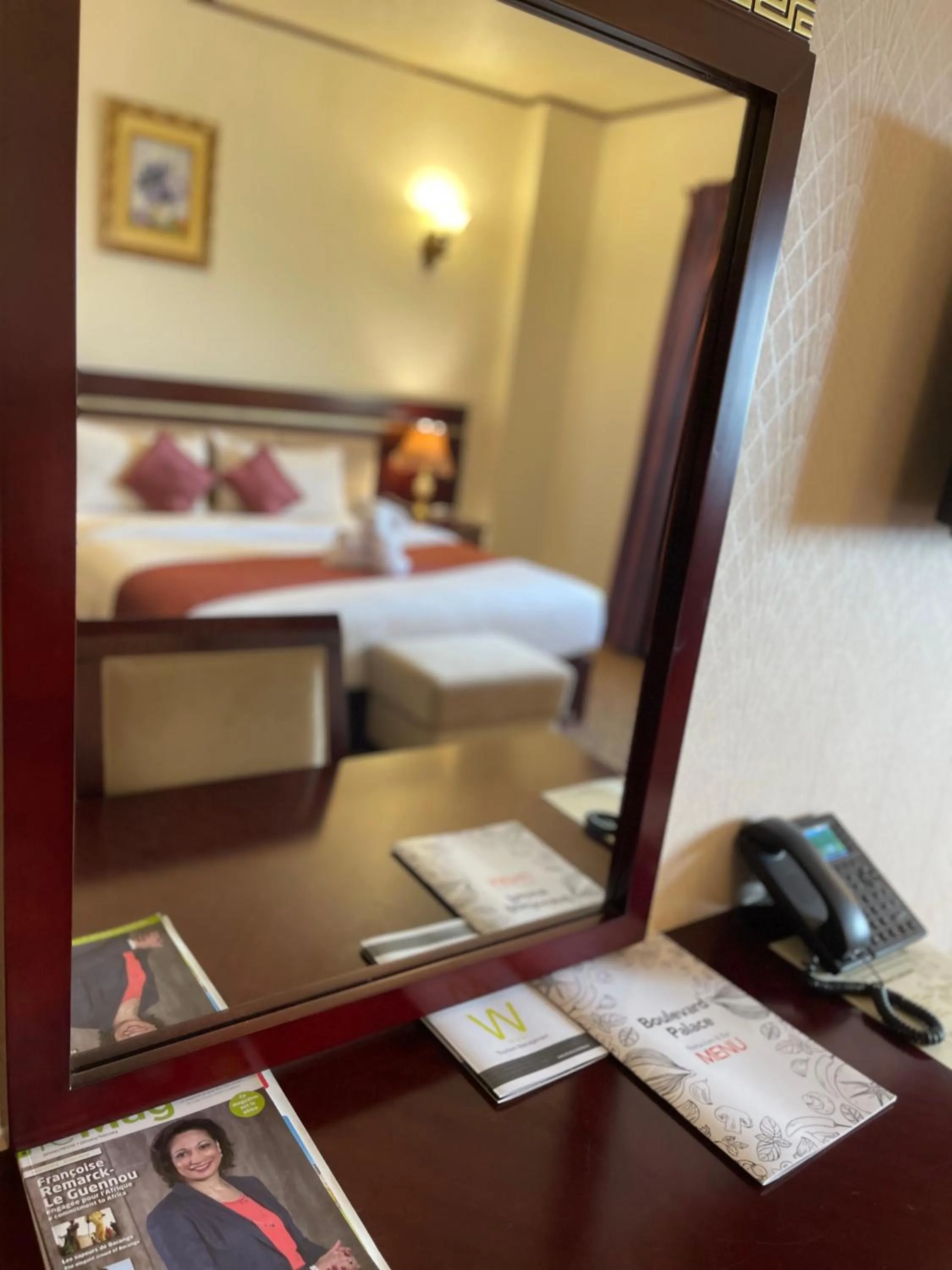 Bedroom, Bed in Boulevard Palace Hotel