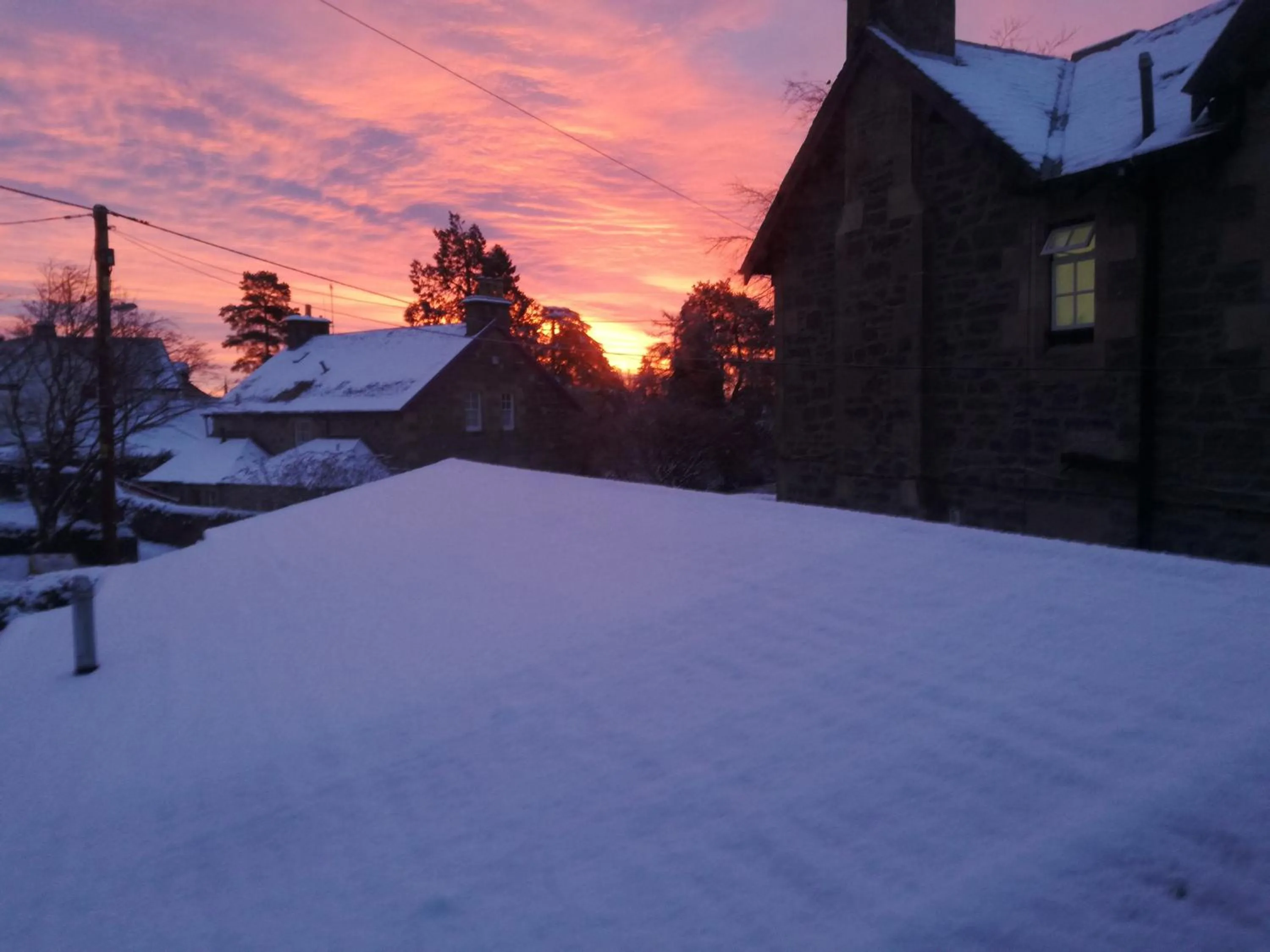 Sunrise in Lubnaig Guest House