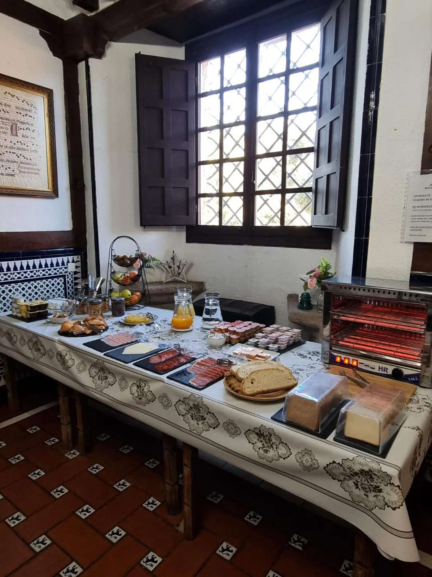 Breakfast in Hosteria Real de Zamora