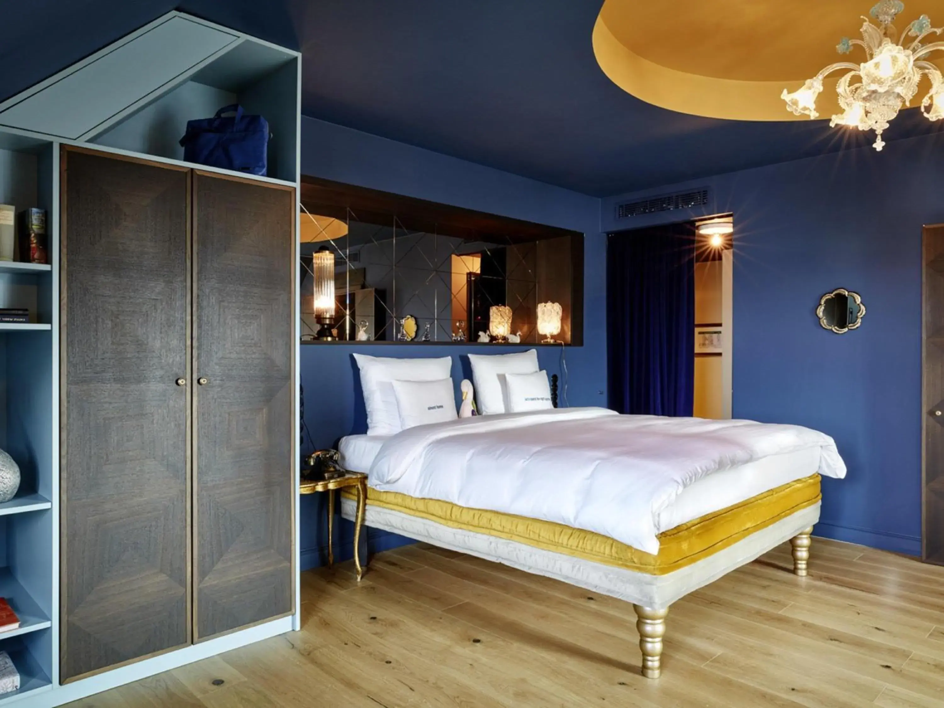 Bedroom, Bed in 25hours Hotel The Royal Bavarian Bedroom, Bed in 25hours Hotel The Royal Bavarian