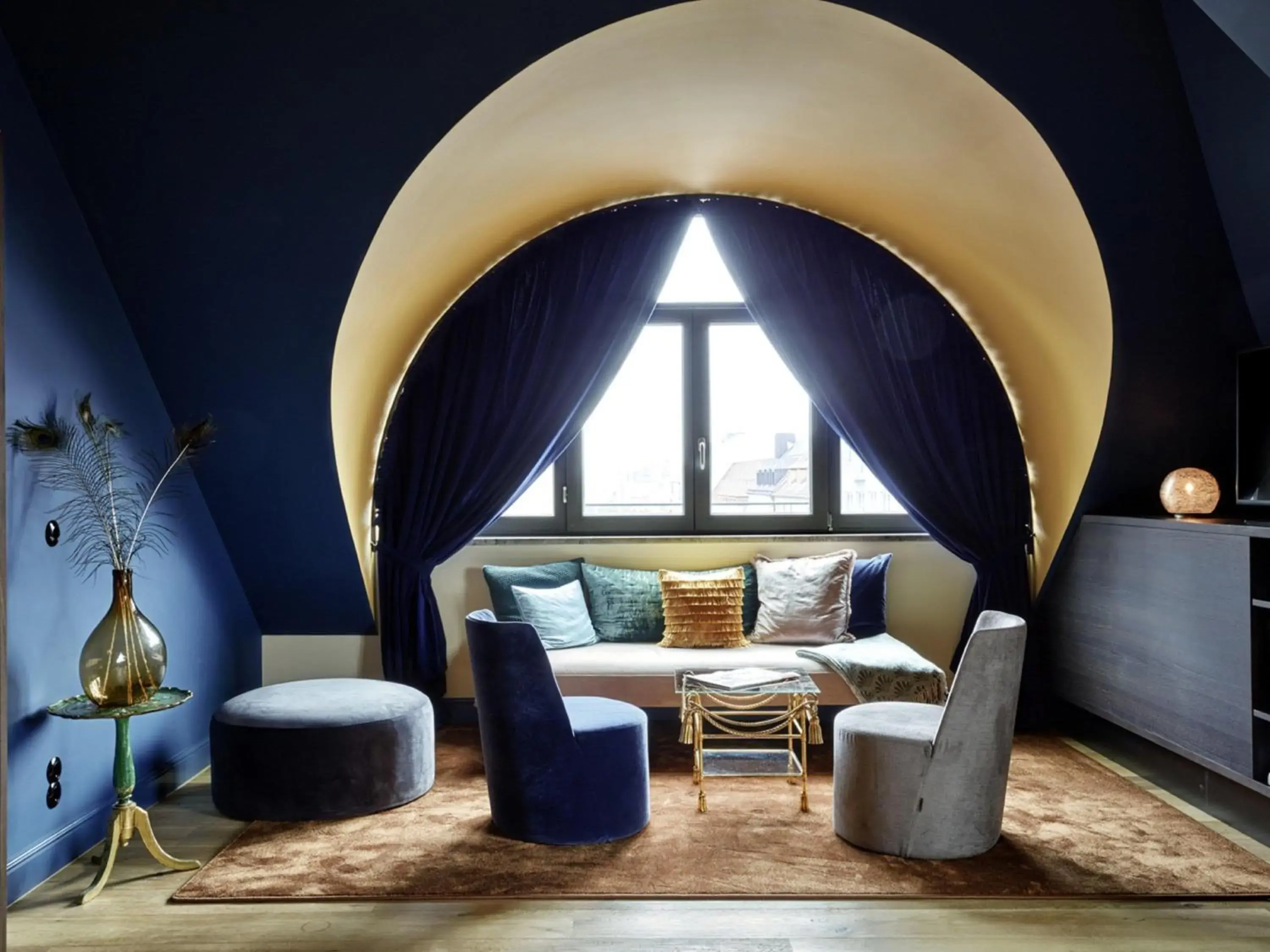 Bedroom in 25hours Hotel The Royal Bavarian Bedroom in 25hours Hotel The Royal Bavarian