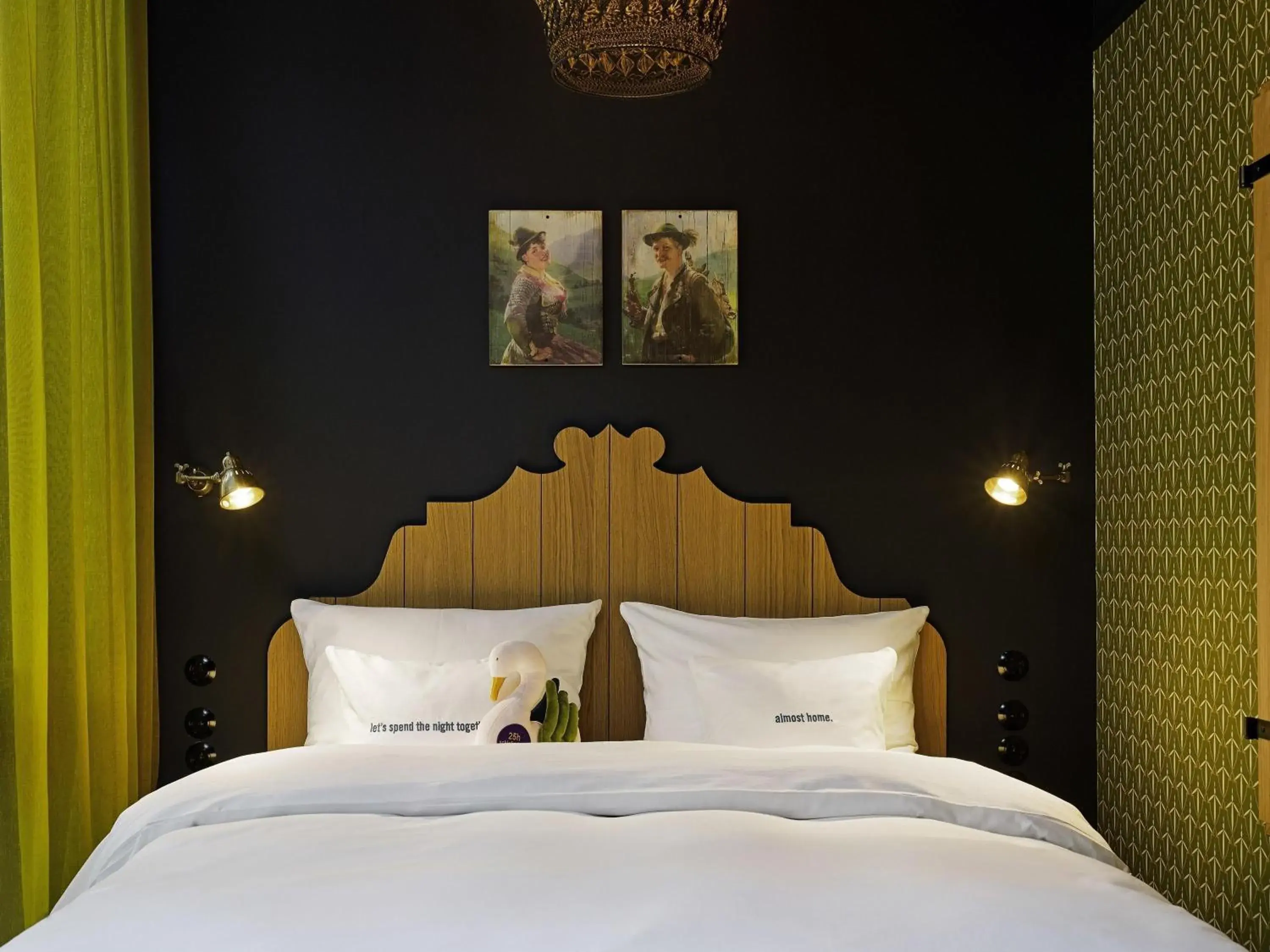 Bedroom, Bed in 25hours Hotel The Royal Bavarian Bedroom, Bed in 25hours Hotel The Royal Bavarian