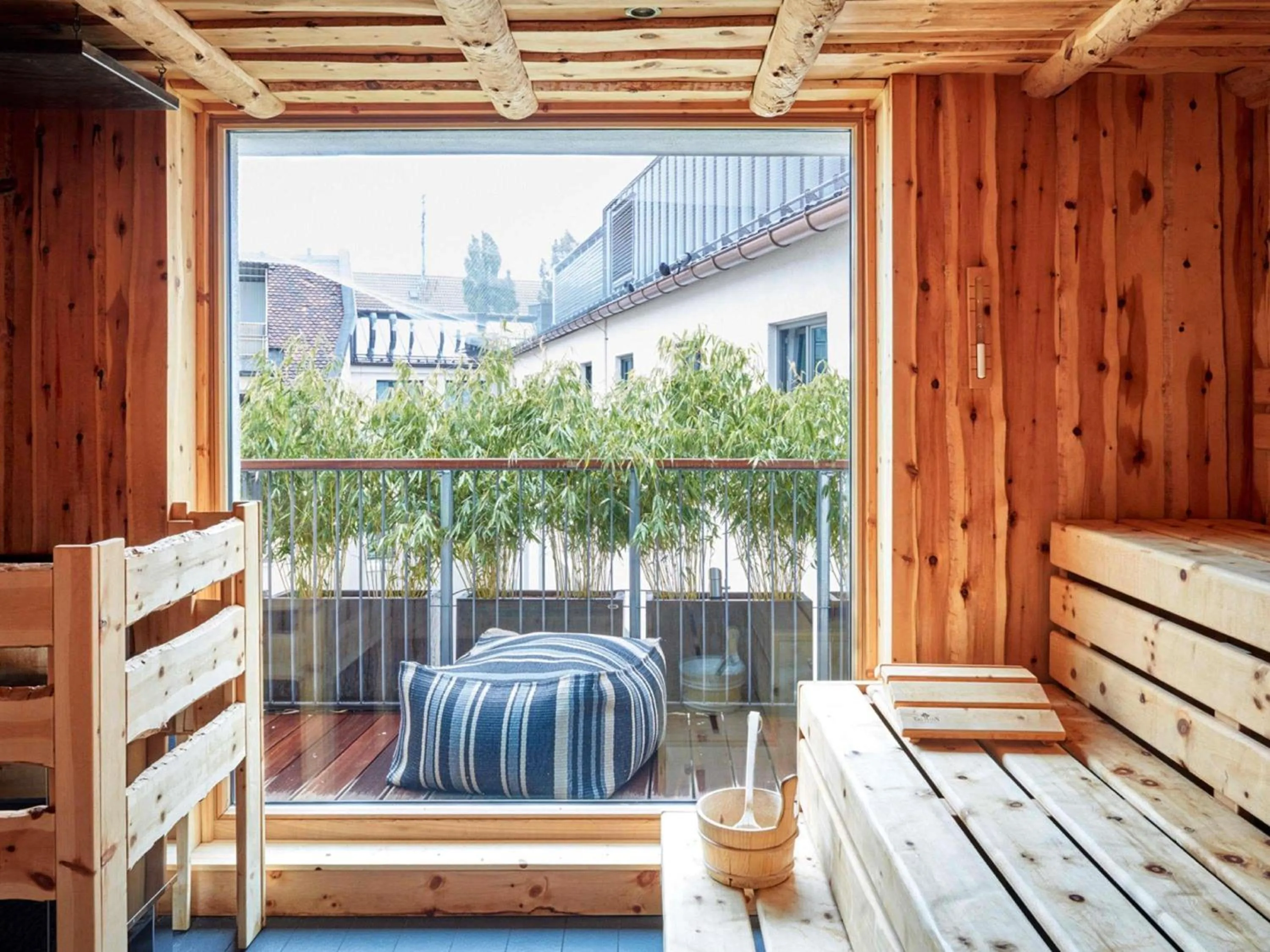 Sauna in 25hours Hotel The Royal Bavarian