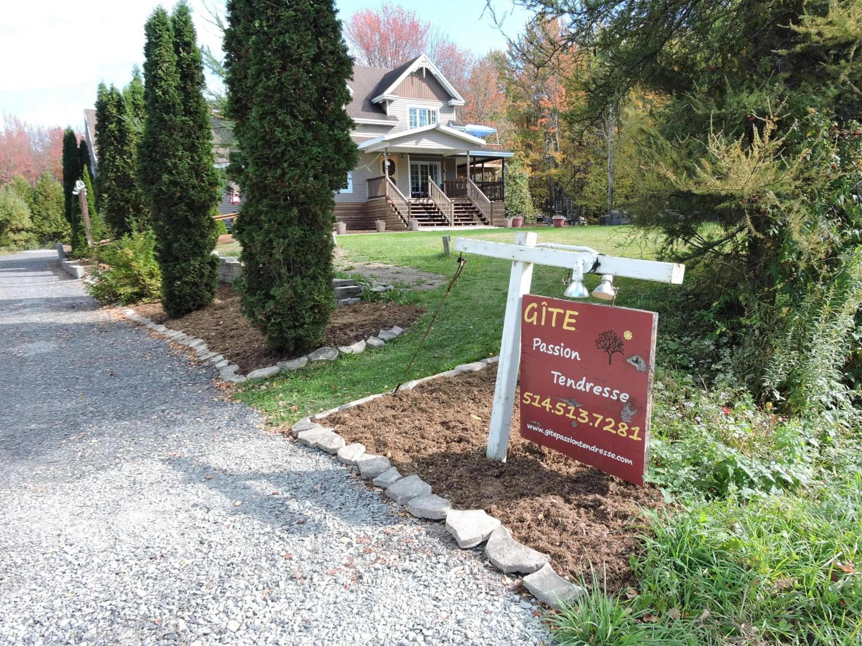 Property building in Gite Passion et Tendresse B&B