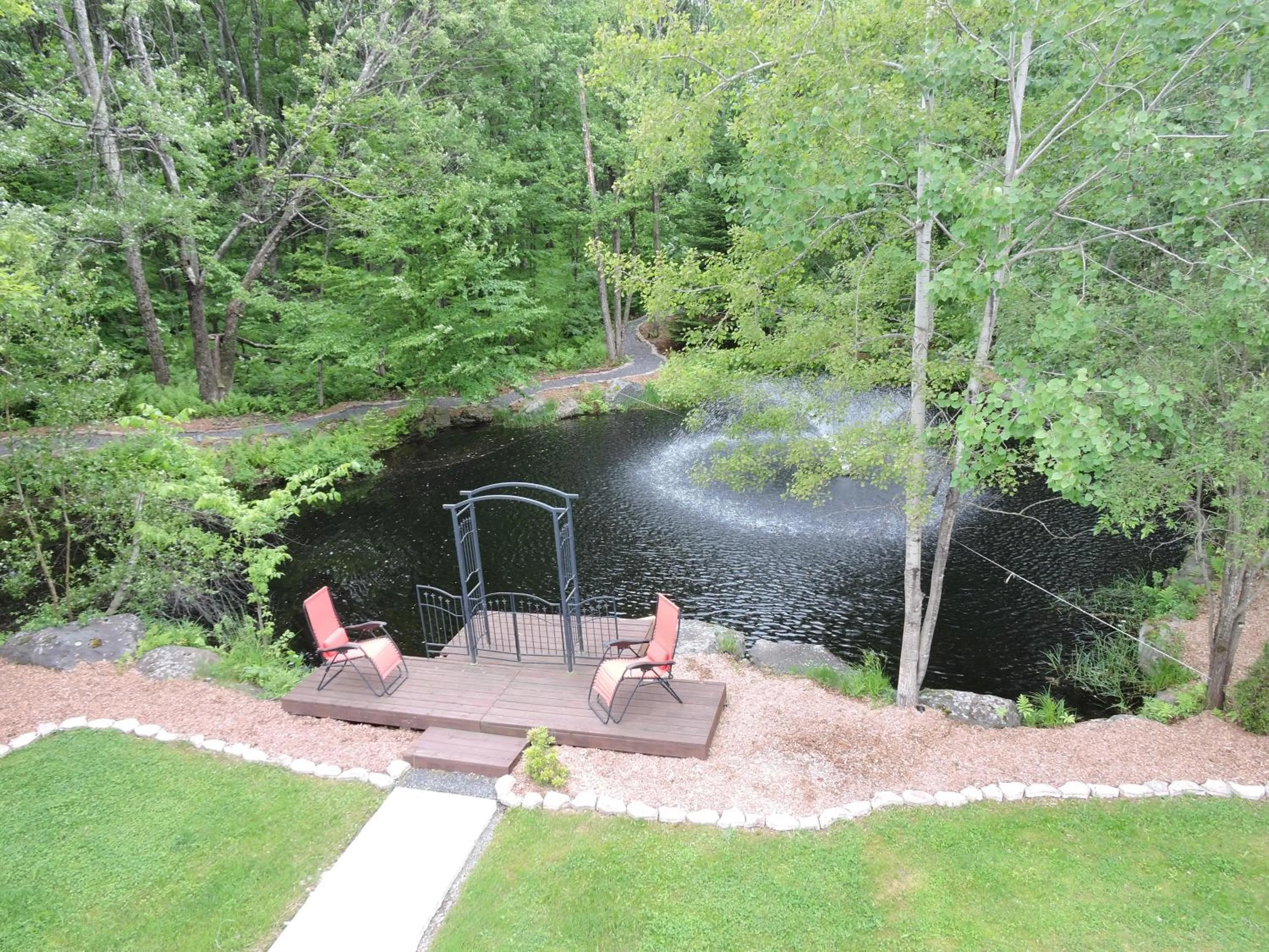 Lake view in Gite Passion et Tendresse B&B