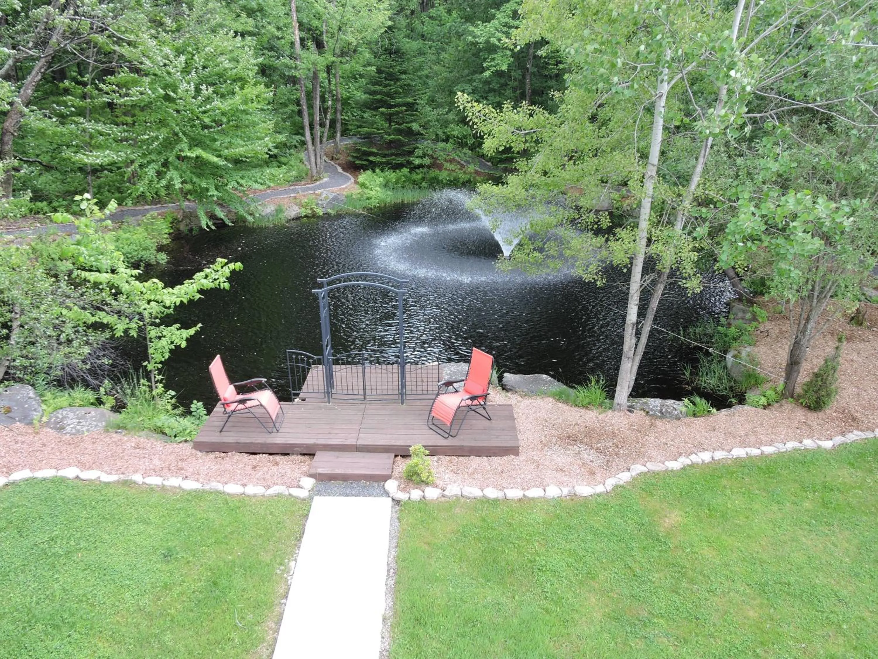 Lake view in Gite Passion et Tendresse B&B