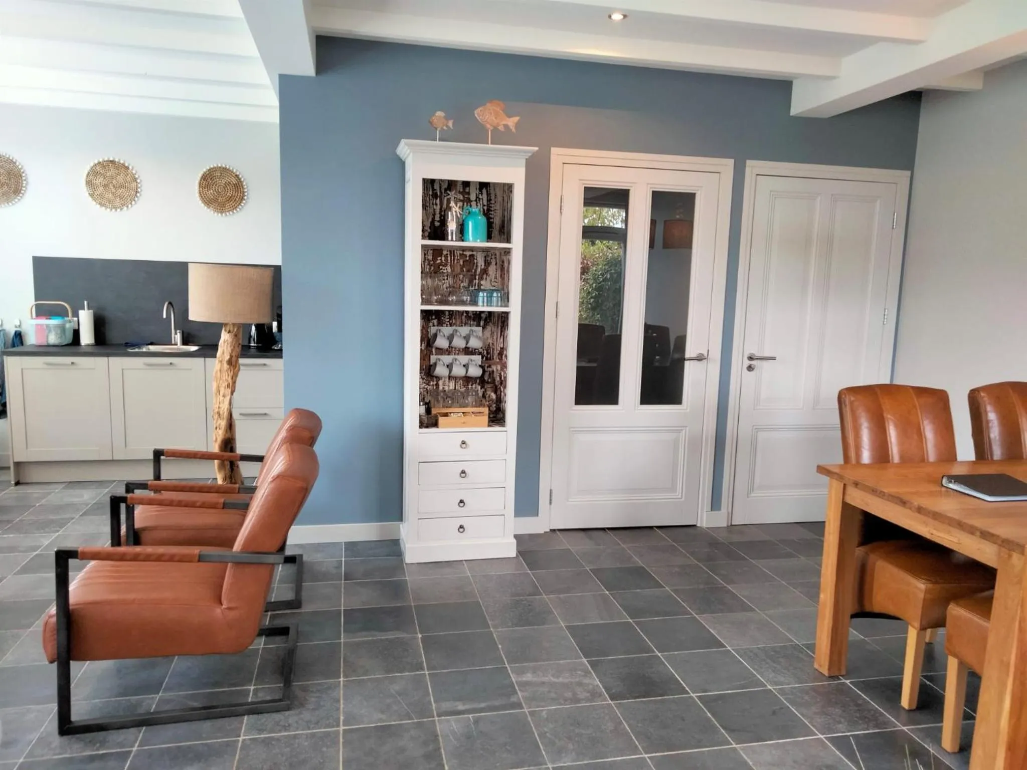 Kitchen or kitchenette in B&B Veers Buuten