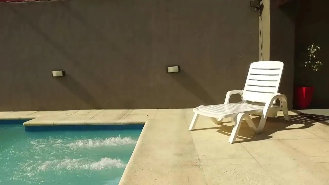 Pool view in Canu Loft