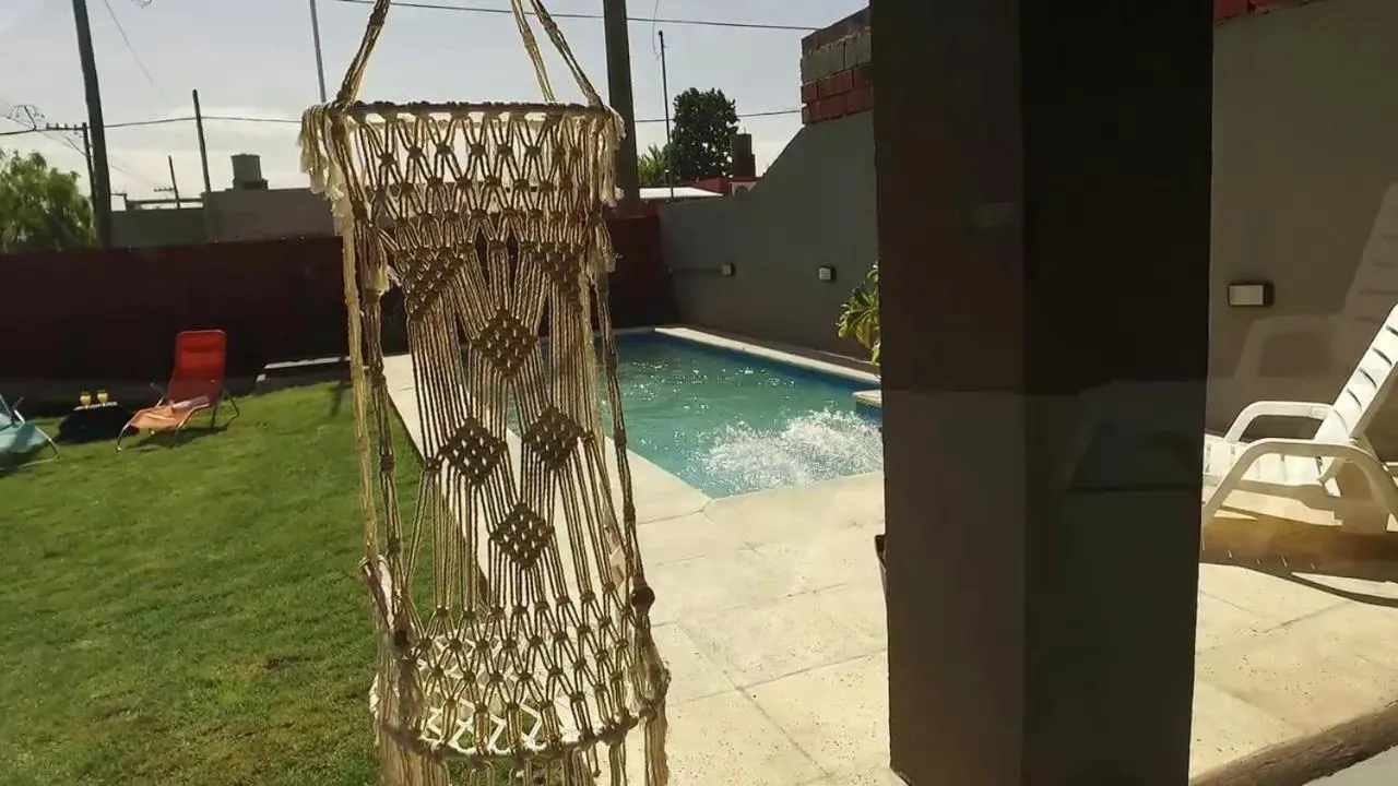 Pool view in Canu Loft