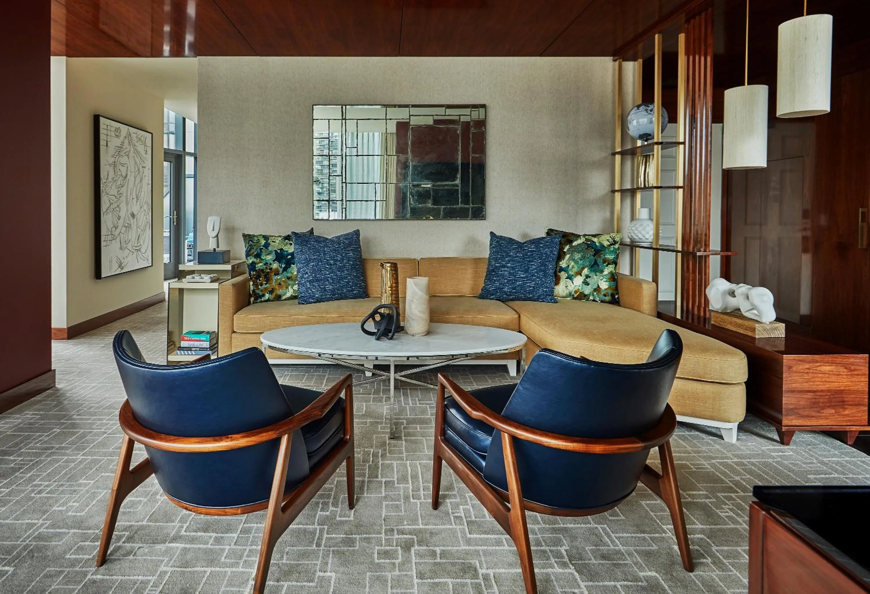 Living room in Viceroy Chicago