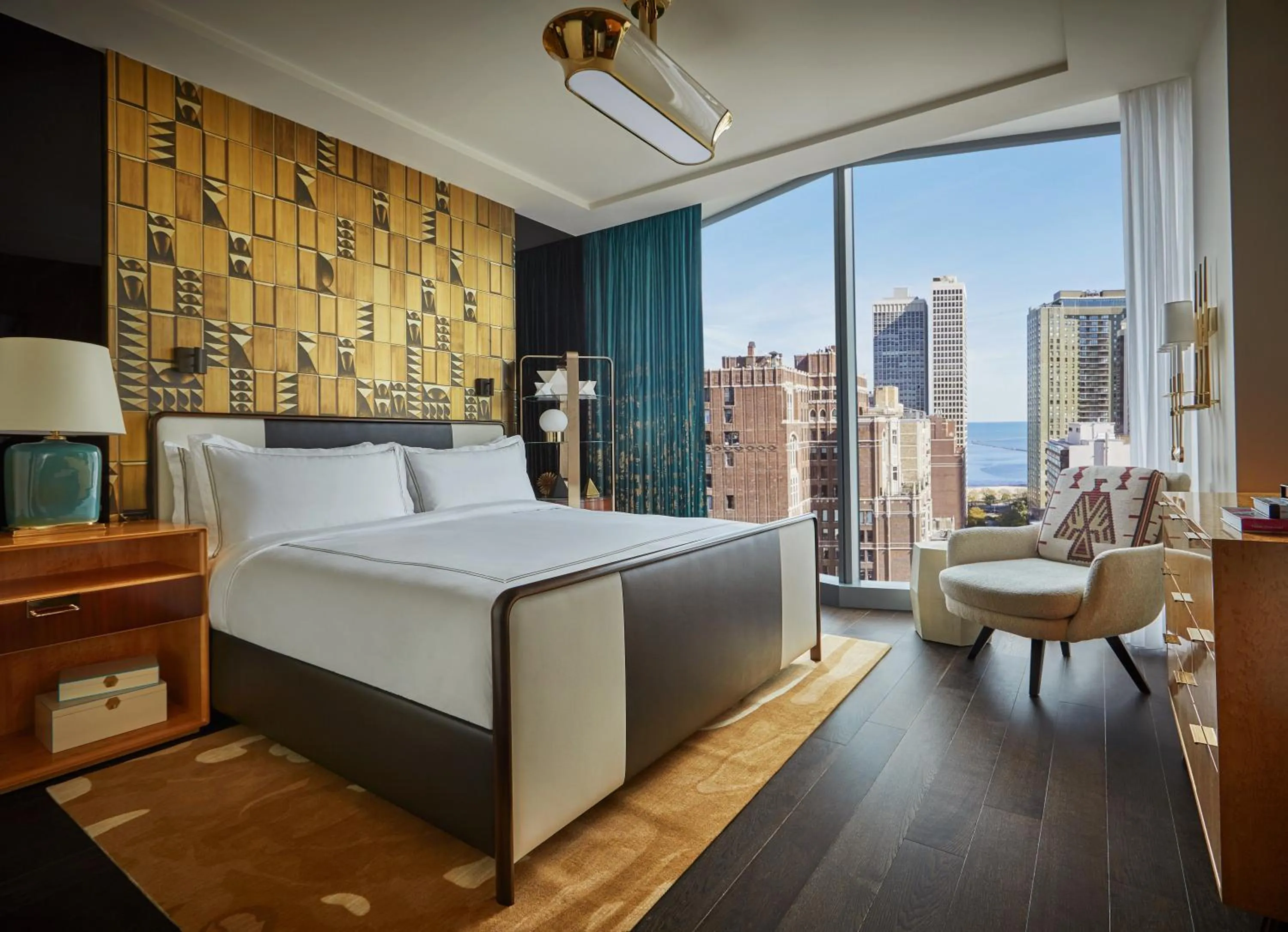 Bed in Viceroy Chicago