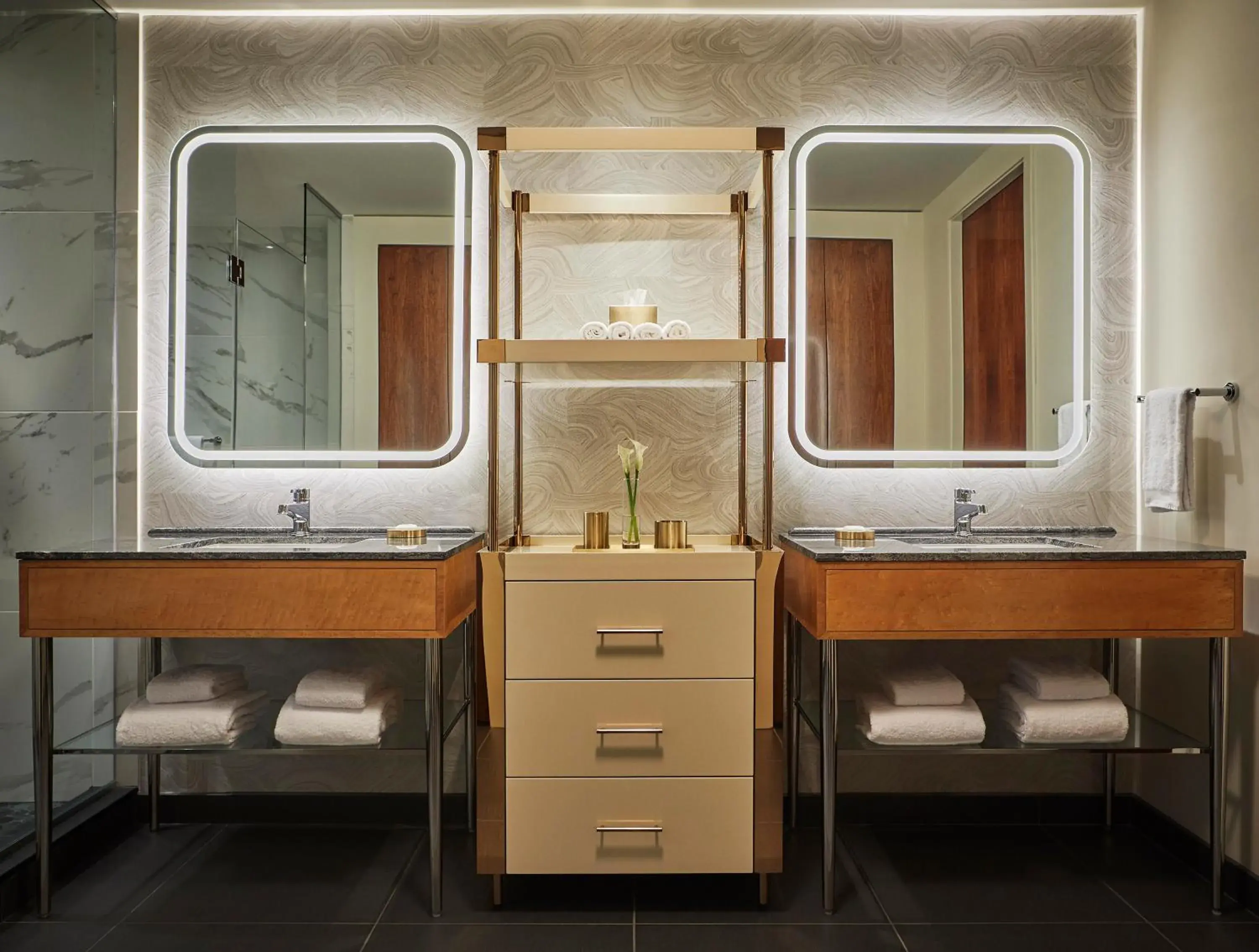 Bathroom in Viceroy Chicago Bathroom in Viceroy Chicago