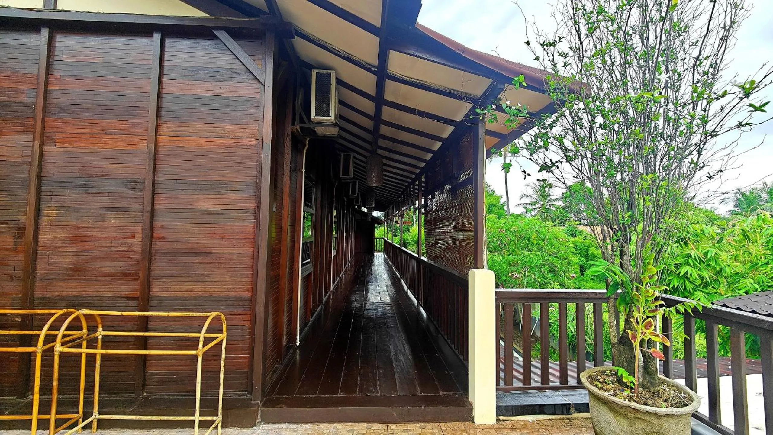 Balcony/Terrace in Gili Buana Hostel & Backpackers Gili Air