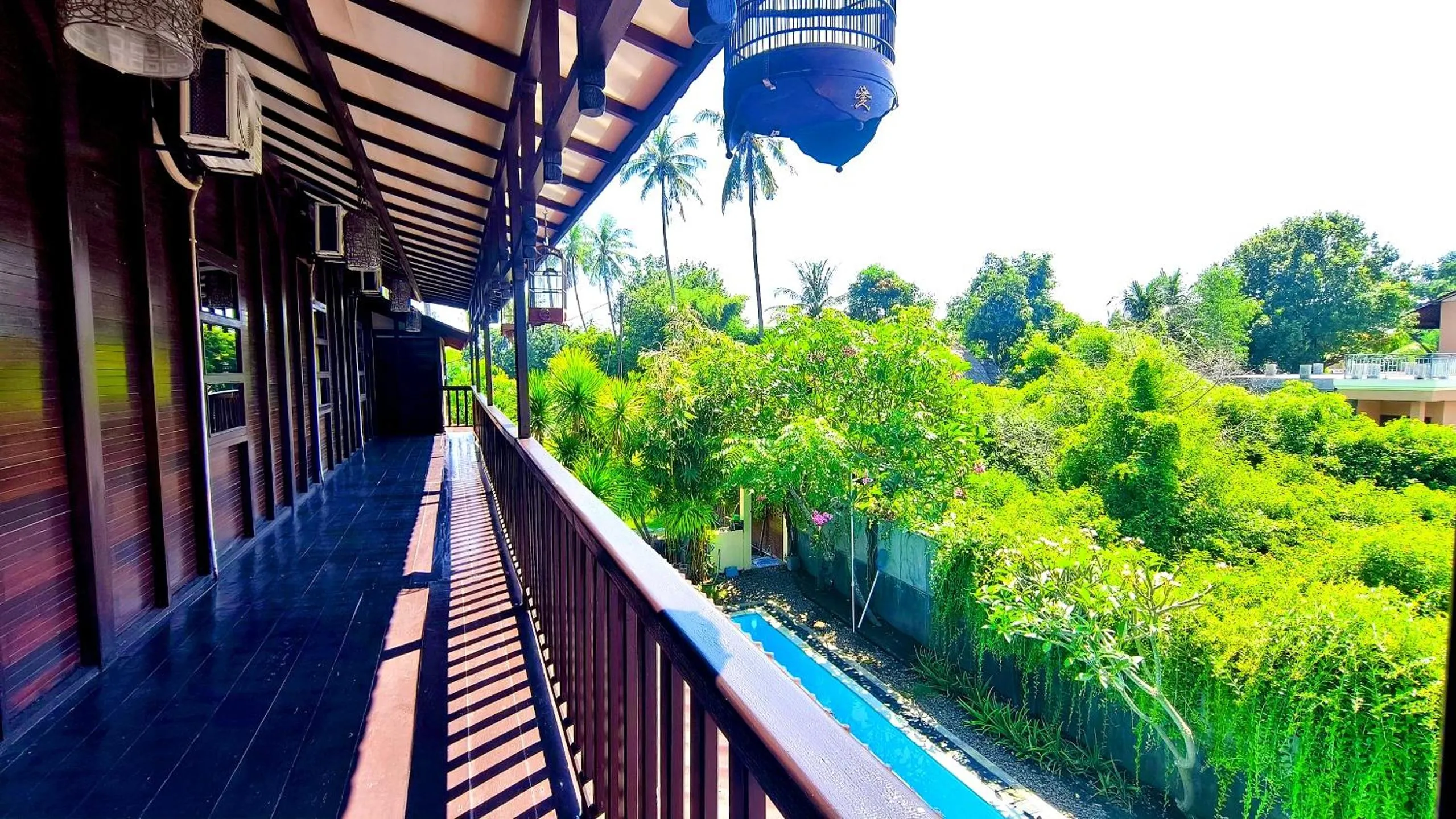 Balcony/Terrace in Gili Buana Hostel & Backpackers Gili Air