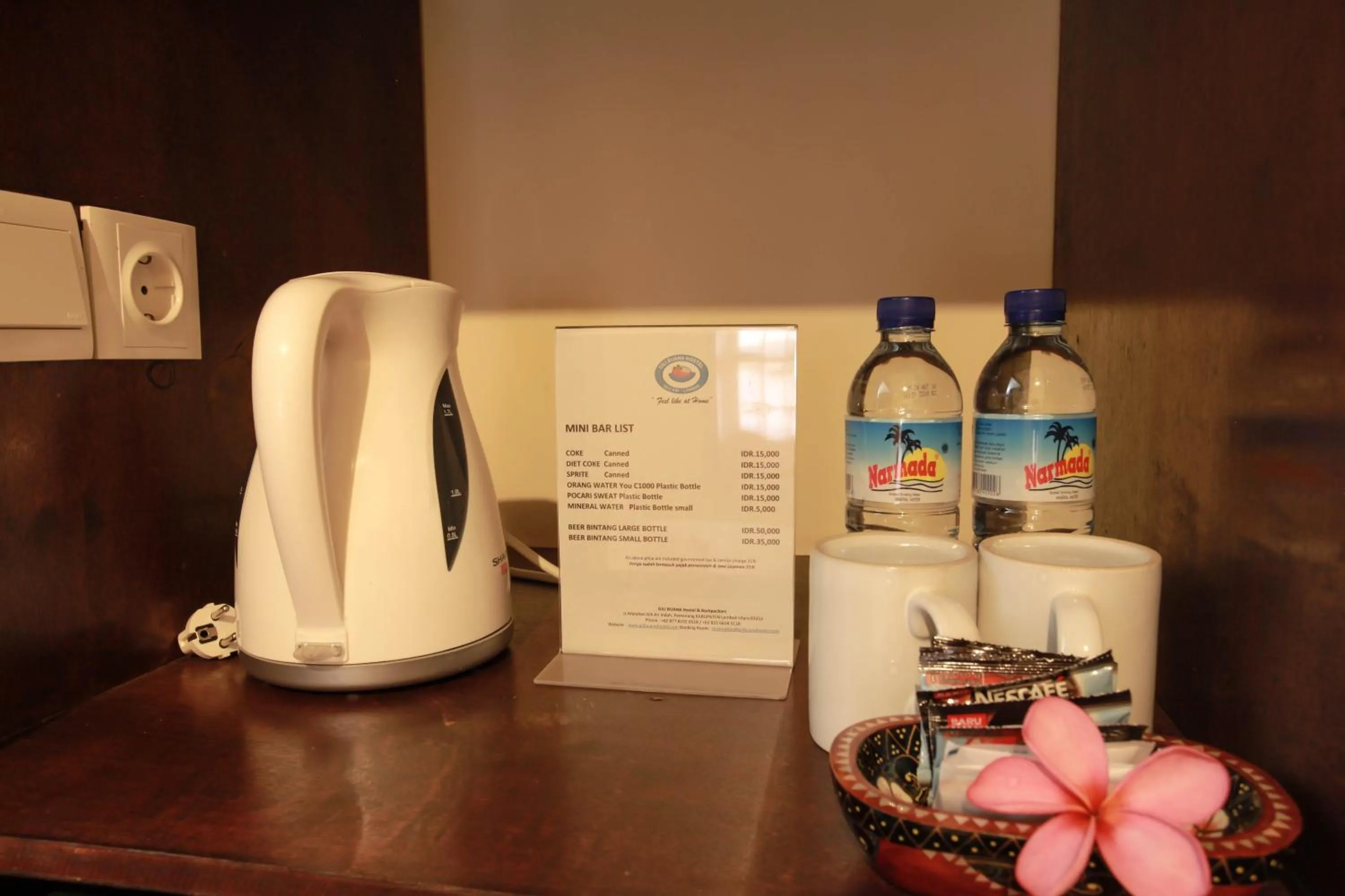 Coffee/tea facilities in Gili Buana Hostel & Backpackers Gili Air