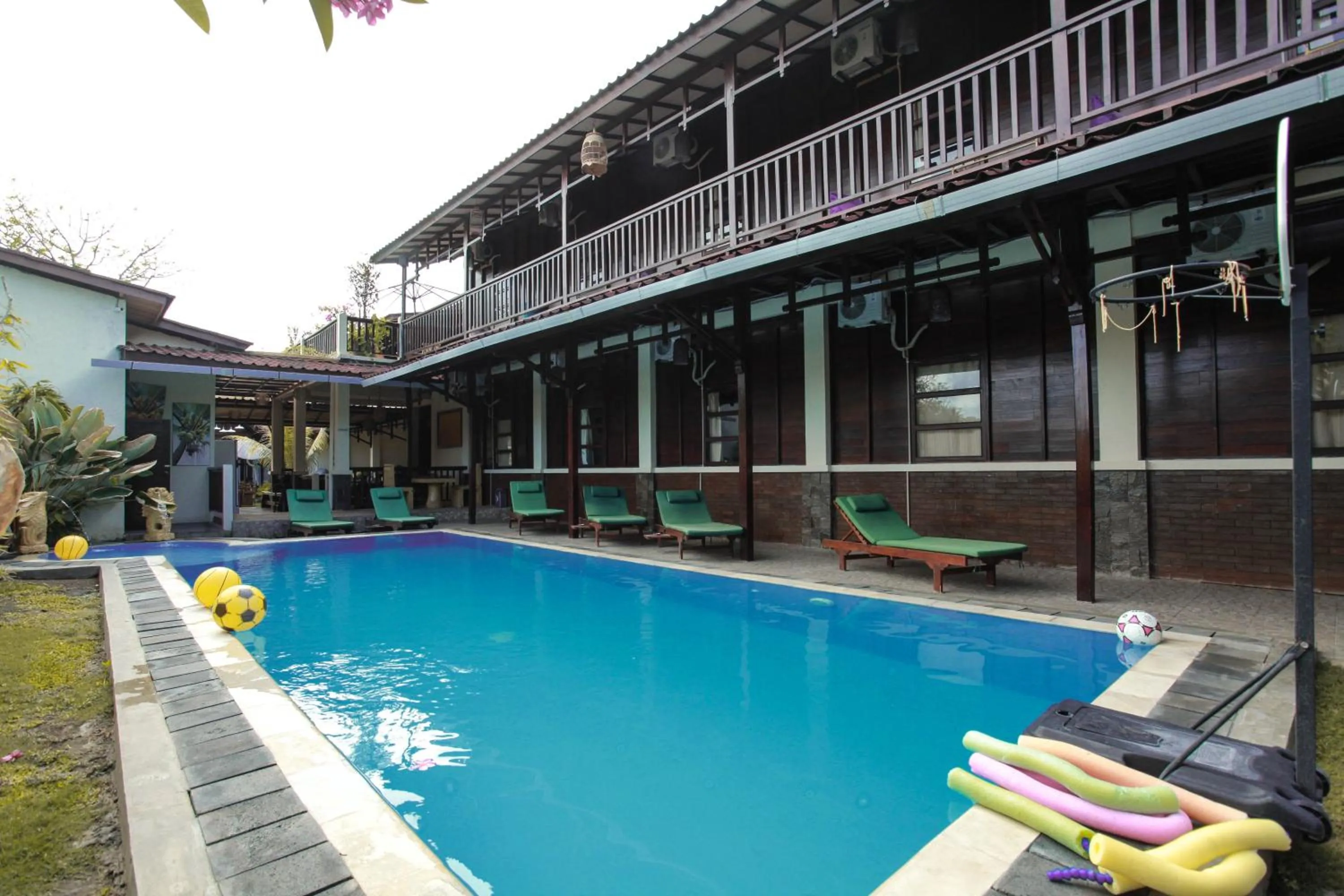 Swimming pool in Gili Buana Hostel & Backpackers Gili Air