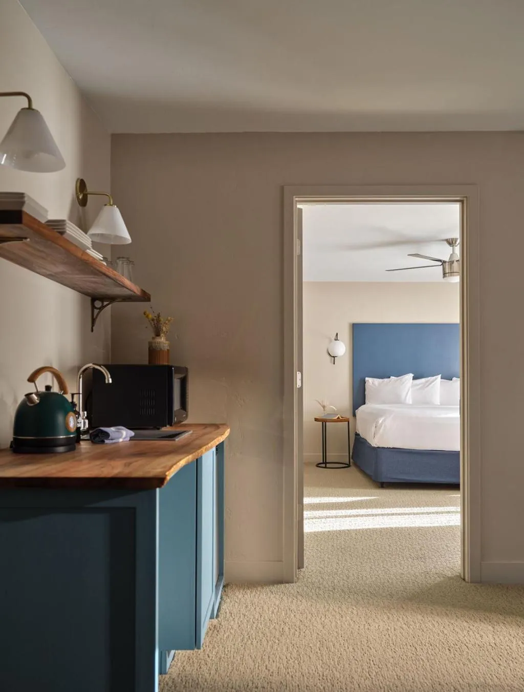 Bed in Black Bear Lodge