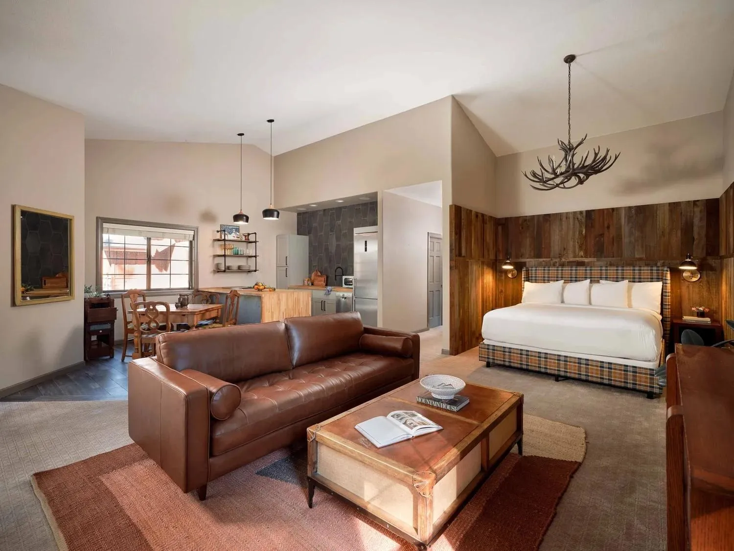 Bed in Black Bear Lodge